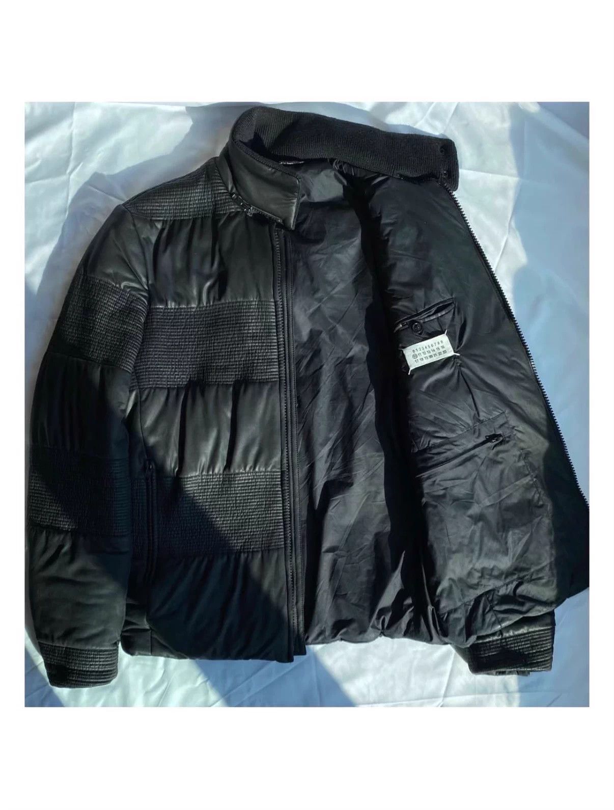 Maison Margiela Maison Margiela 10fw faux leather panel down jacket Size US M / EU 48-50 / 2 - 2 Thumbnail