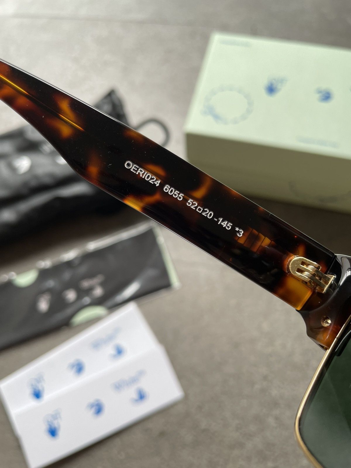 Off-White OFF WHITE Washington 055 Havana Sunglasses Size ONE SIZE - 7 Thumbnail