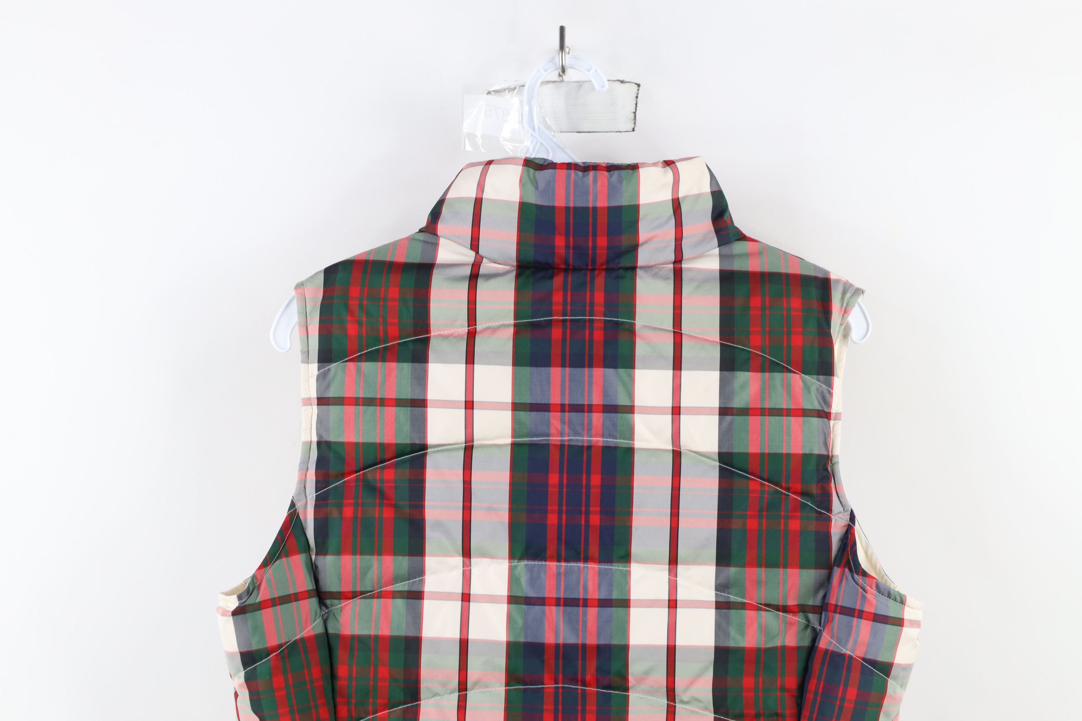 Lands' End × Vintage Vintage Y2K Lands End Insulated Puffer Vest Jacket Plaid Size S / US 4 / IT 40 - 9 Thumbnail