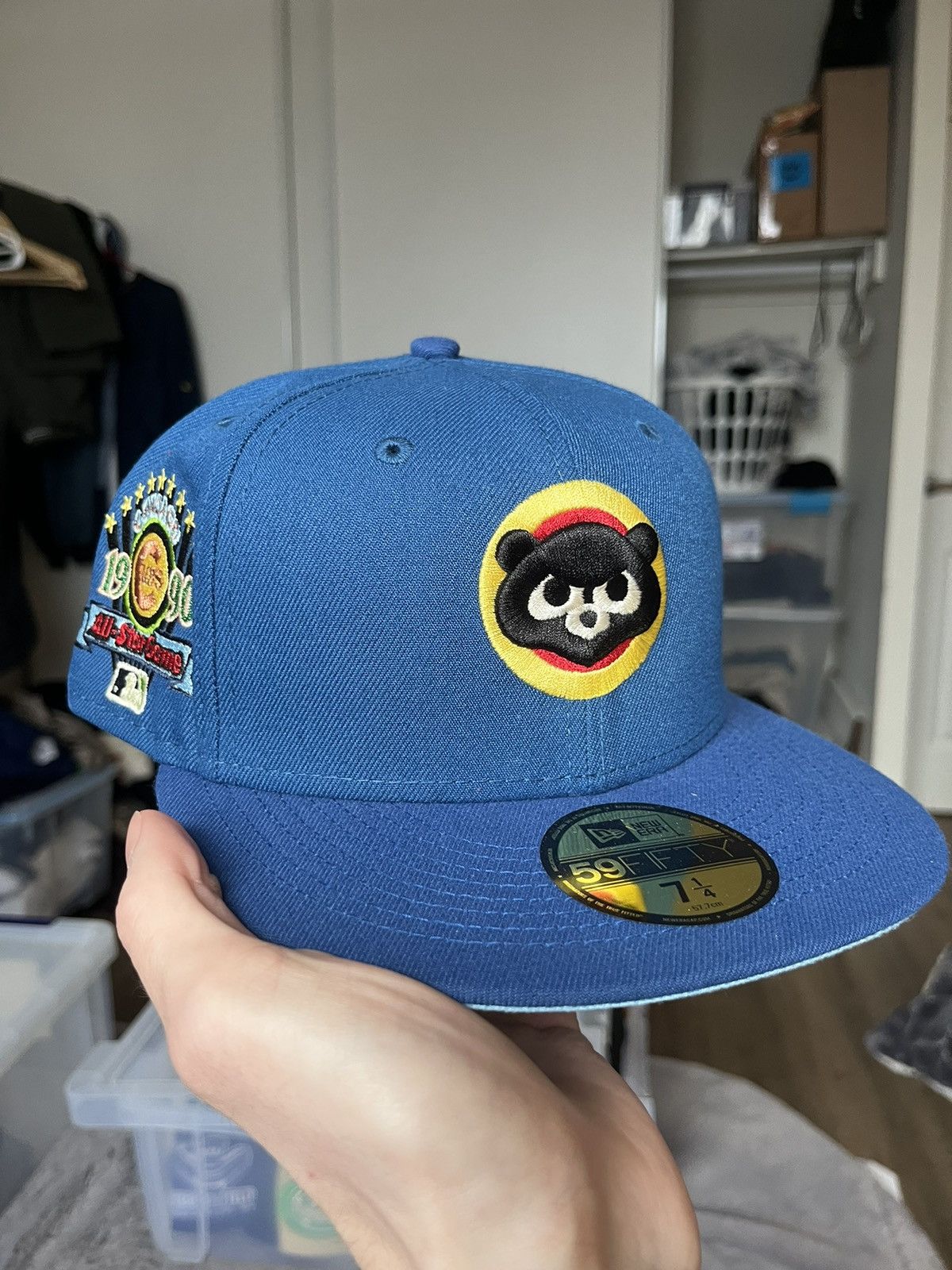 image of Myfitteds Seal Of The City Cubs 7 1/4 in Blue, Men's