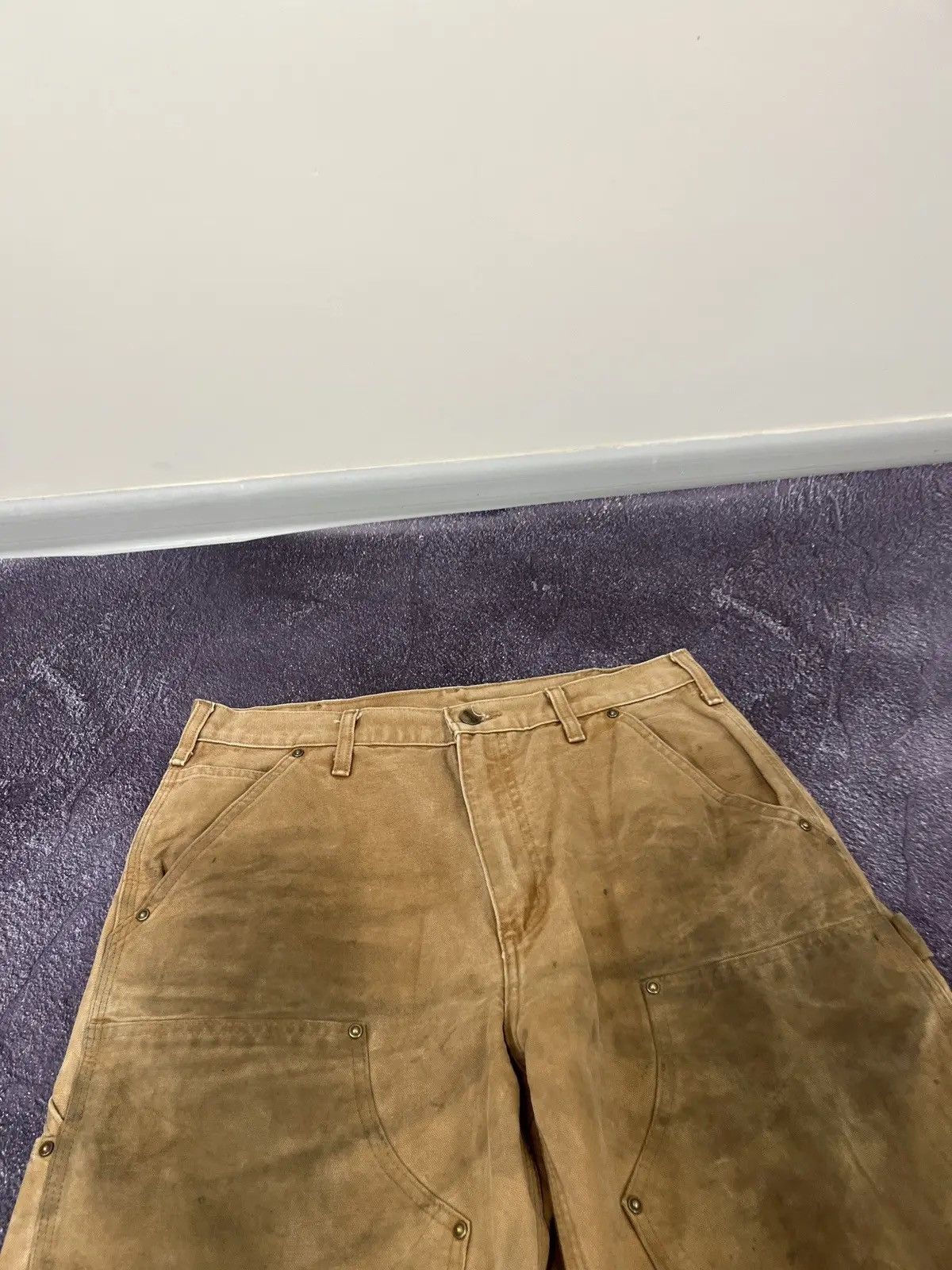 Carhartt Vintage 90s Carhartt Double Knee USA Work Hype Pants Jeans Size US 32 / EU 48 - 4 Thumbnail