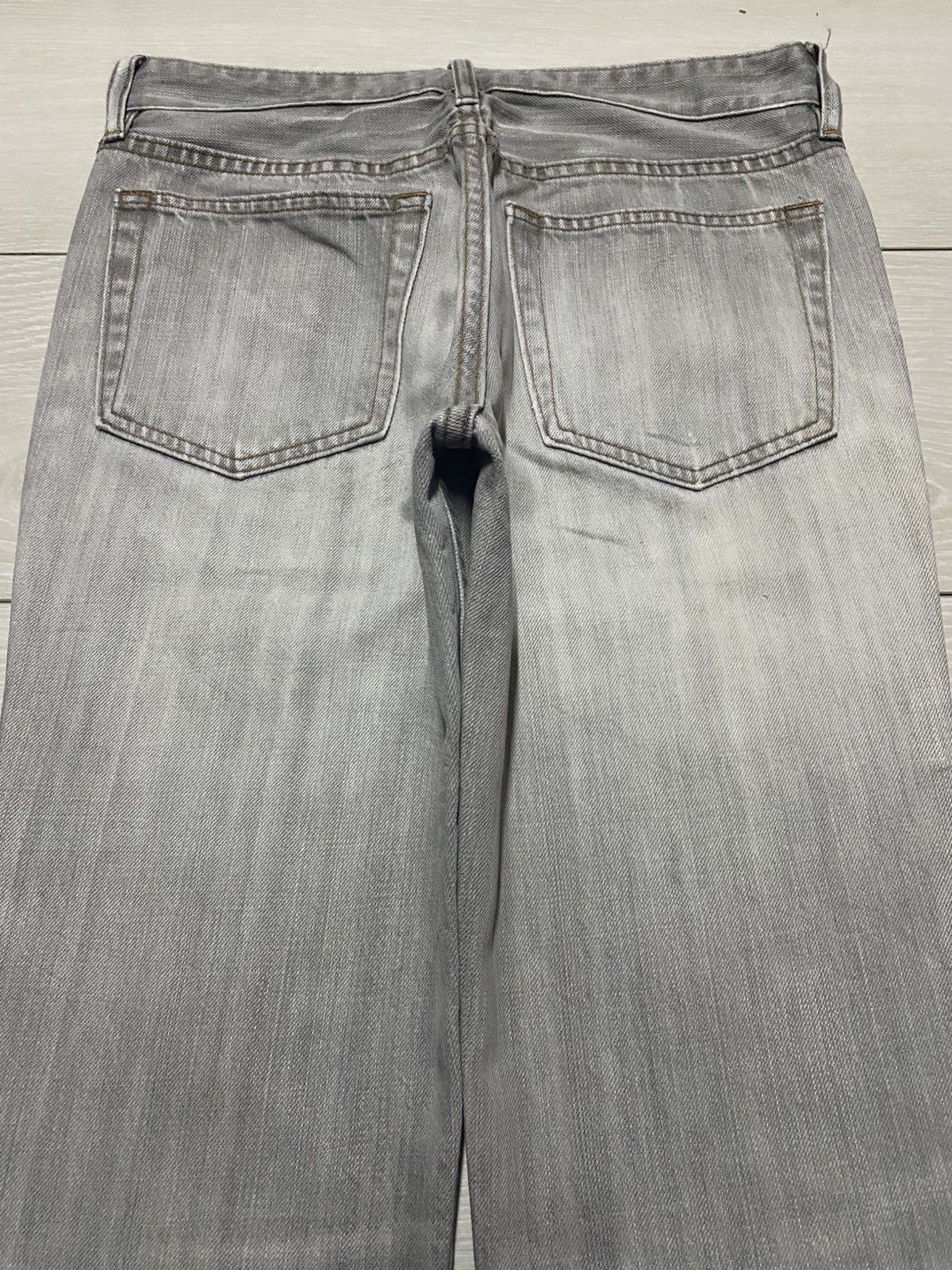 Gap Vintage Gap Denim Grey Distressed Slim Fit Jeans Size US 30 / EU 46 - 4 Thumbnail