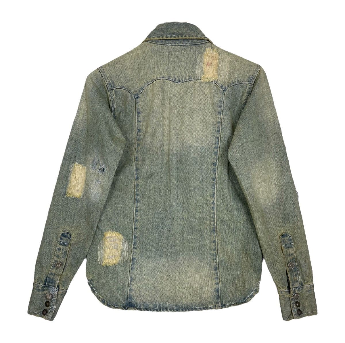 If Six Was Nine Vintage Distressed NAUGHTY CHROME HEARTS Inspired Mud Wash Size US XS / EU 42 / 0 - 6 Thumbnail