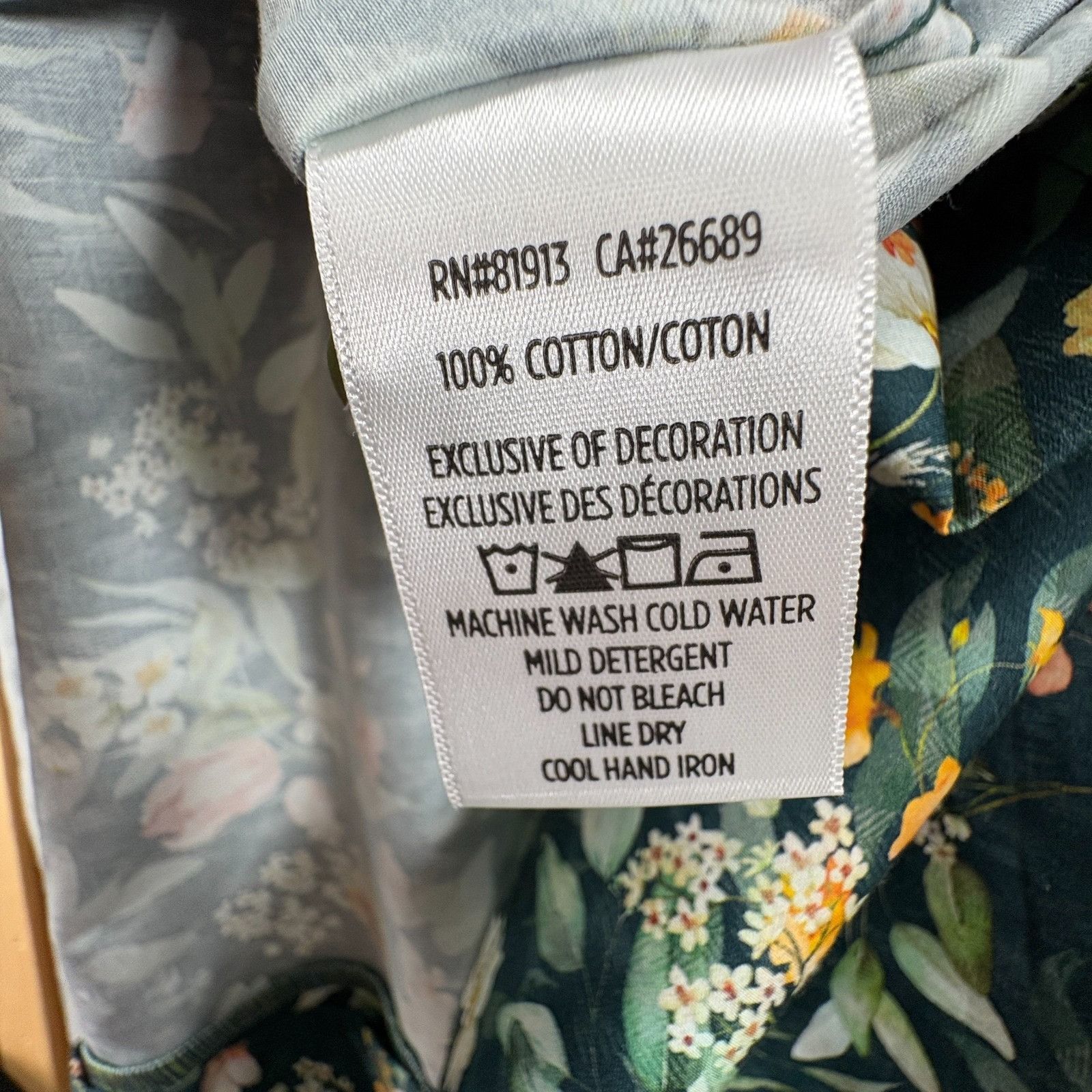 Robert Graham Robert Graham Gatlin Classic Fit Button Up Floral Dress Size US XXL / EU 58 / 5 - 7 Thumbnail