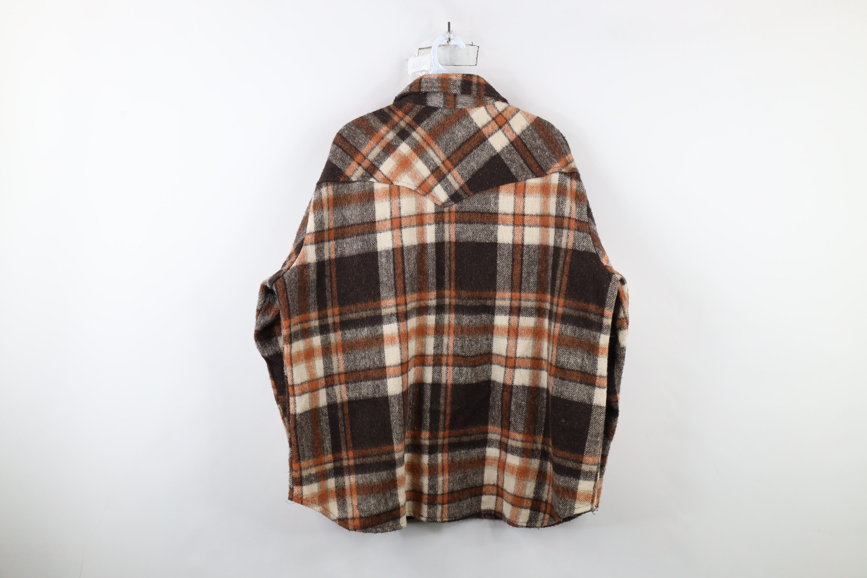 Vintage Vintage 70s Blend CPO Western Button Shirt Jacket Shacket Size US L / EU 52-54 / 3 - 8 Thumbnail
