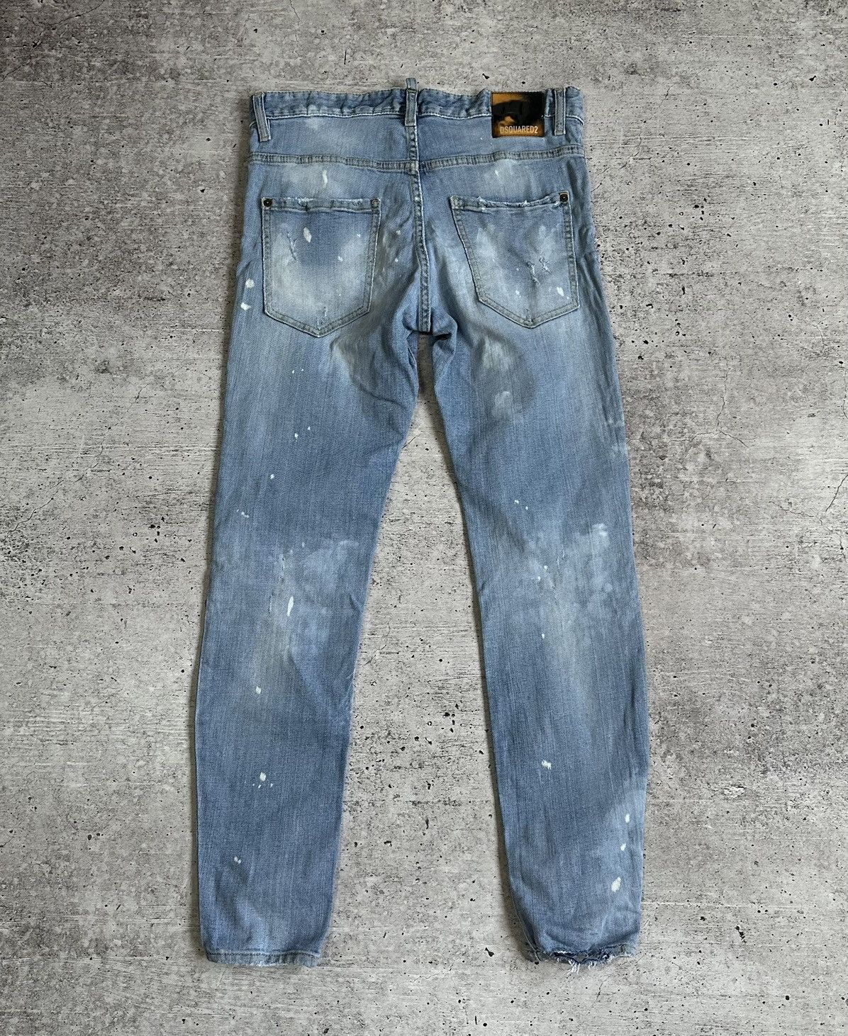 Dsquared2 Dsquared2 Skater Jean Distressed Slim Denim Jeans Pants Size US 30 / EU 46 - 15 Thumbnail