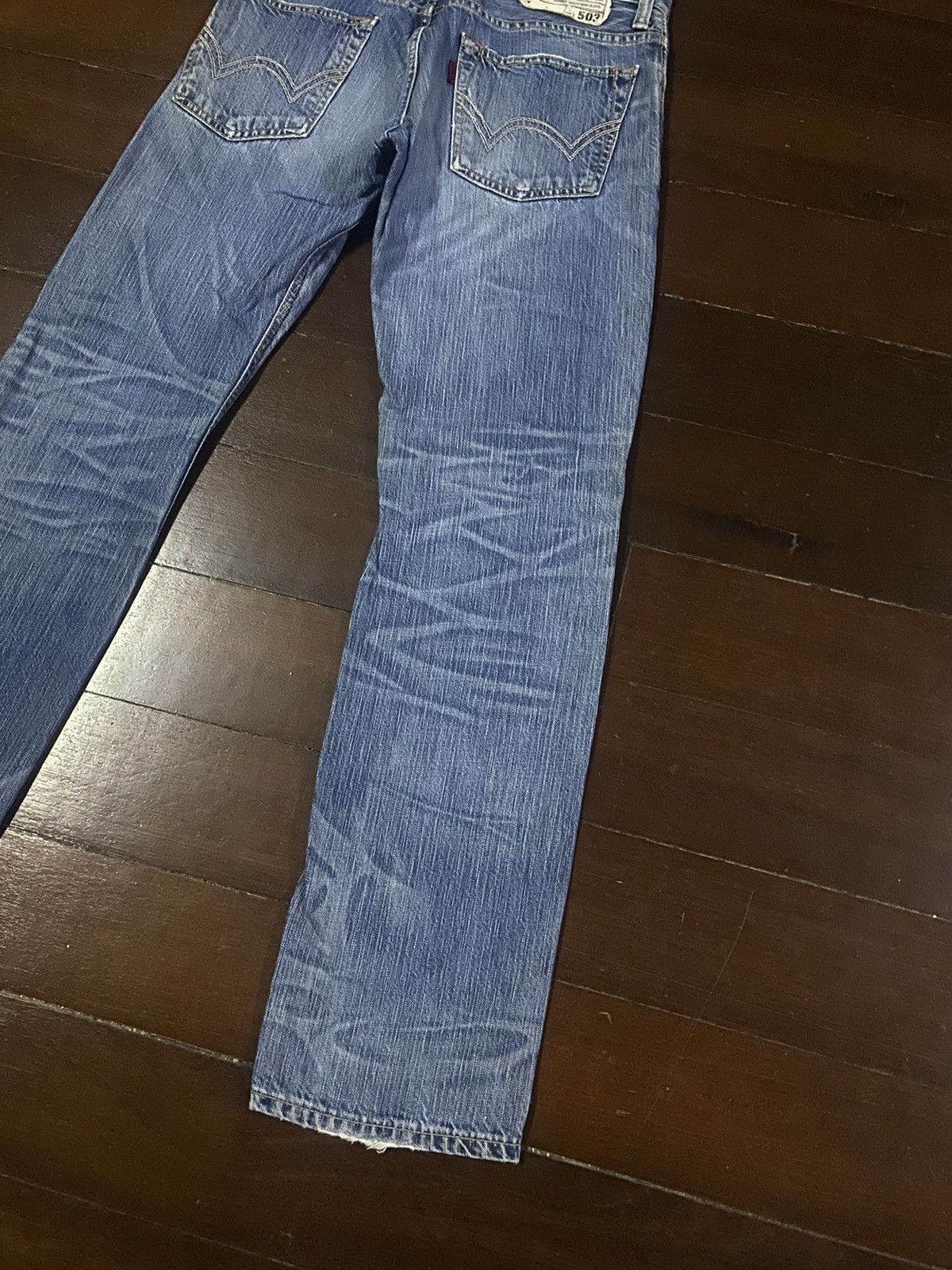 Designer × Edwin Fire 🔥 flare jeans EDWIN 503 clawmark mudwash Size US 32 / EU 48 - 9 Thumbnail