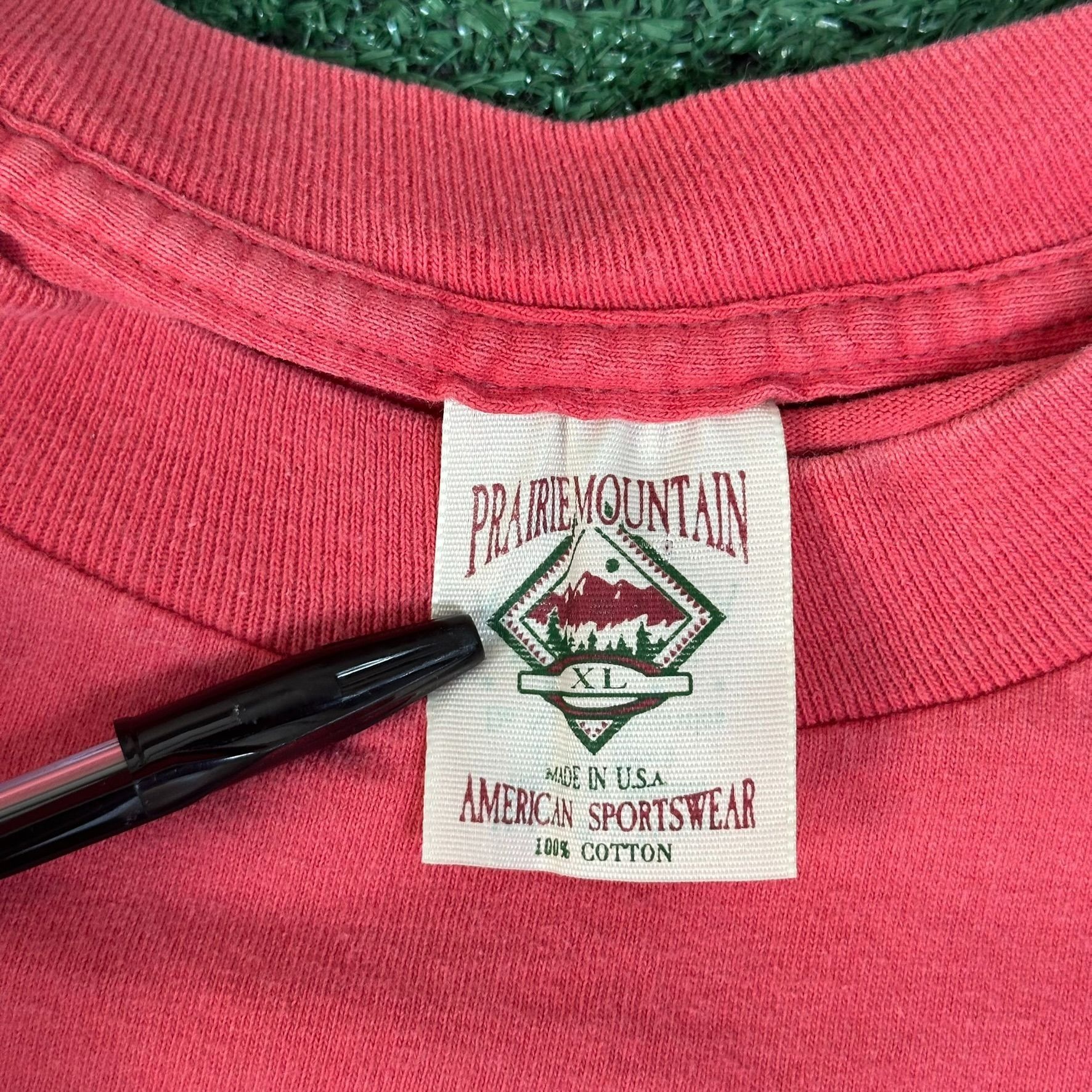 Vintage Vintage 90s Grand Canyon Tribal T-Shirt Single Stitch Red XL Size US XL / EU 56 / 4 - 5 Thumbnail