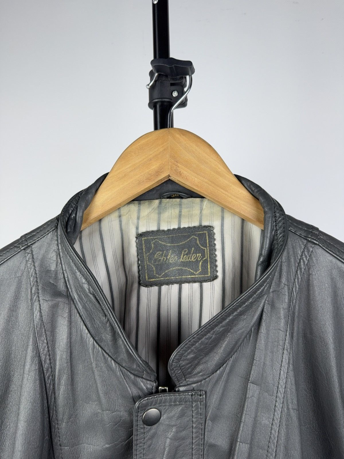Vintage Vintage 90s Avant Garde Leather Biker MOTO Y2K Jacket Size US M / EU 48-50 / 2 - 3 Thumbnail