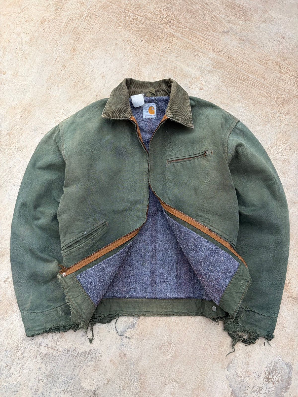 Carhartt Vintage 80s Carhartt Detroit Jacket 100th Anniversary Size US L / EU 52-54 / 3 - 2 Thumbnail