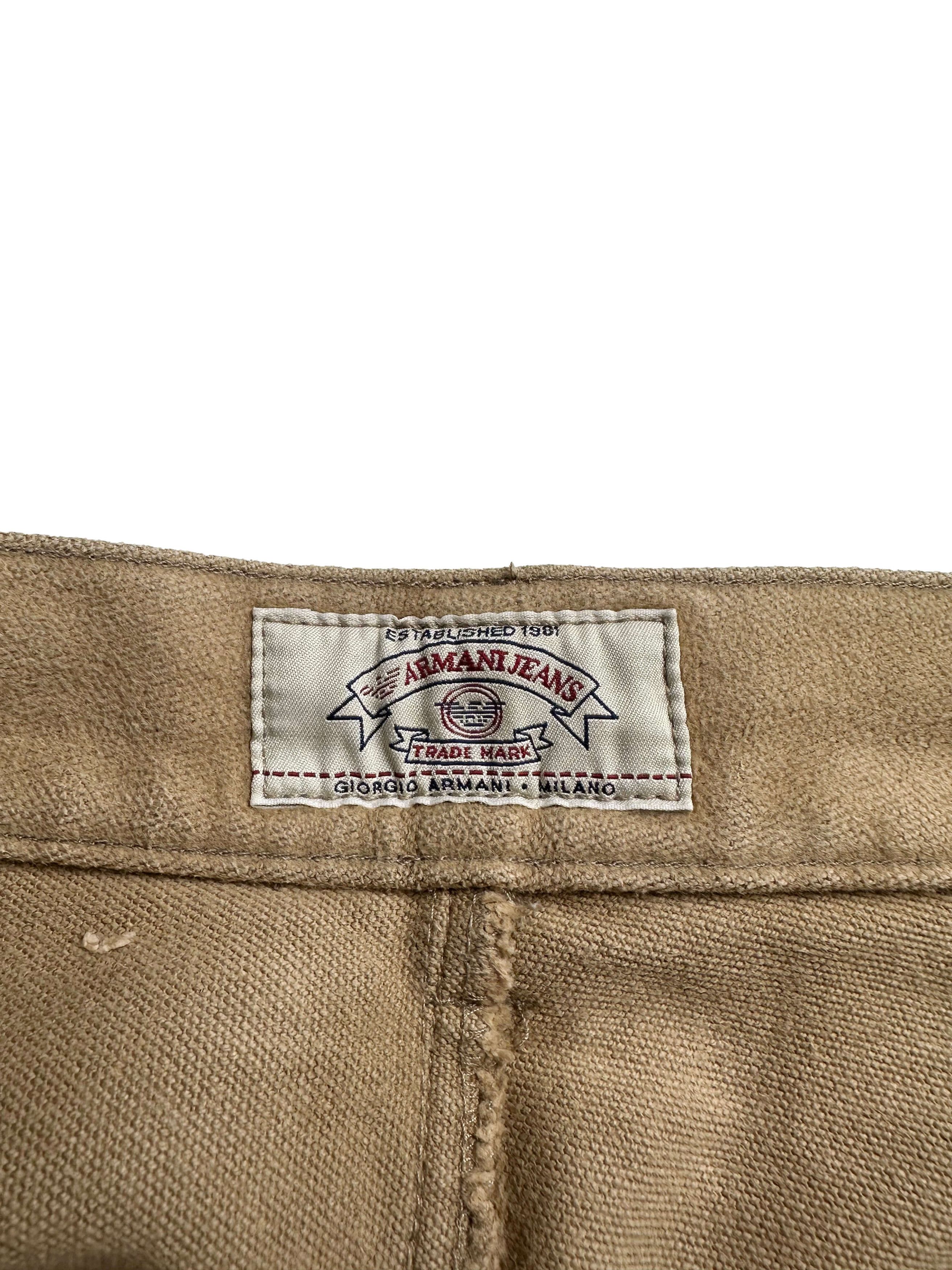 Armani × Emporio Armani × Giorgio Armani ARMANI JEANS 90s moleskin cargo pants Size US 30 / EU 46 - 6 Thumbnail