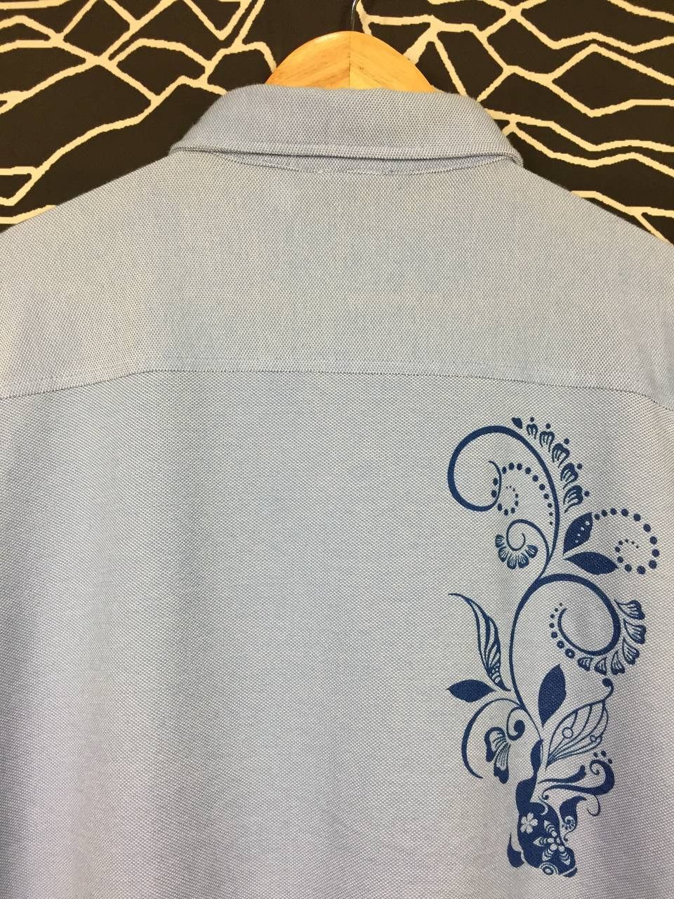 Japanese Brand × Vintage Polo Yushi Okinawa Kariyushi Wear Floral Printed Polo tee Size US M / EU 48-50 / 2 - 6 Thumbnail