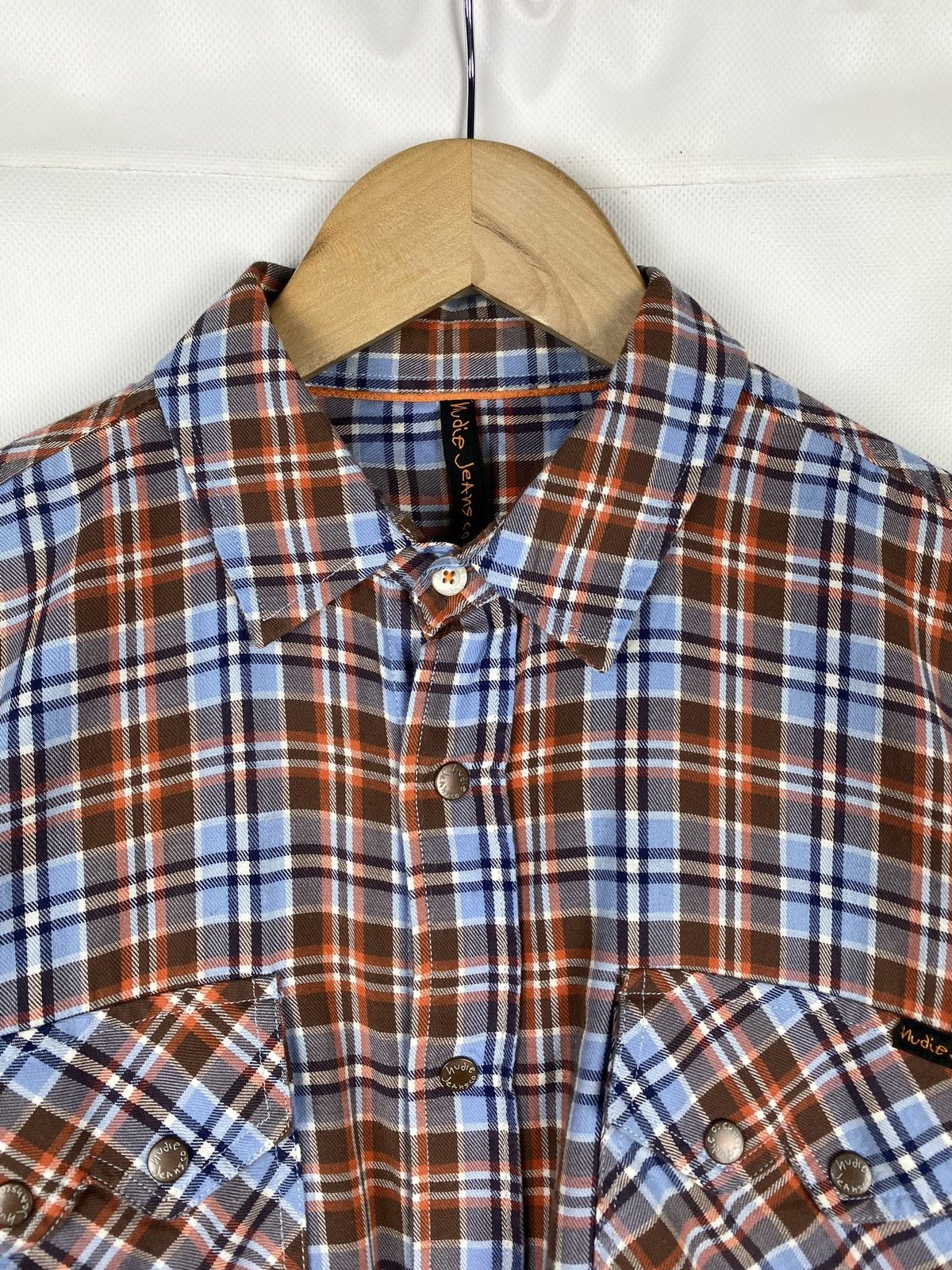 Nudie Jeans Nudie Jeans Co men’s long sleeve plaid button up shirt Size US M / EU 48-50 / 2 - 9 Thumbnail