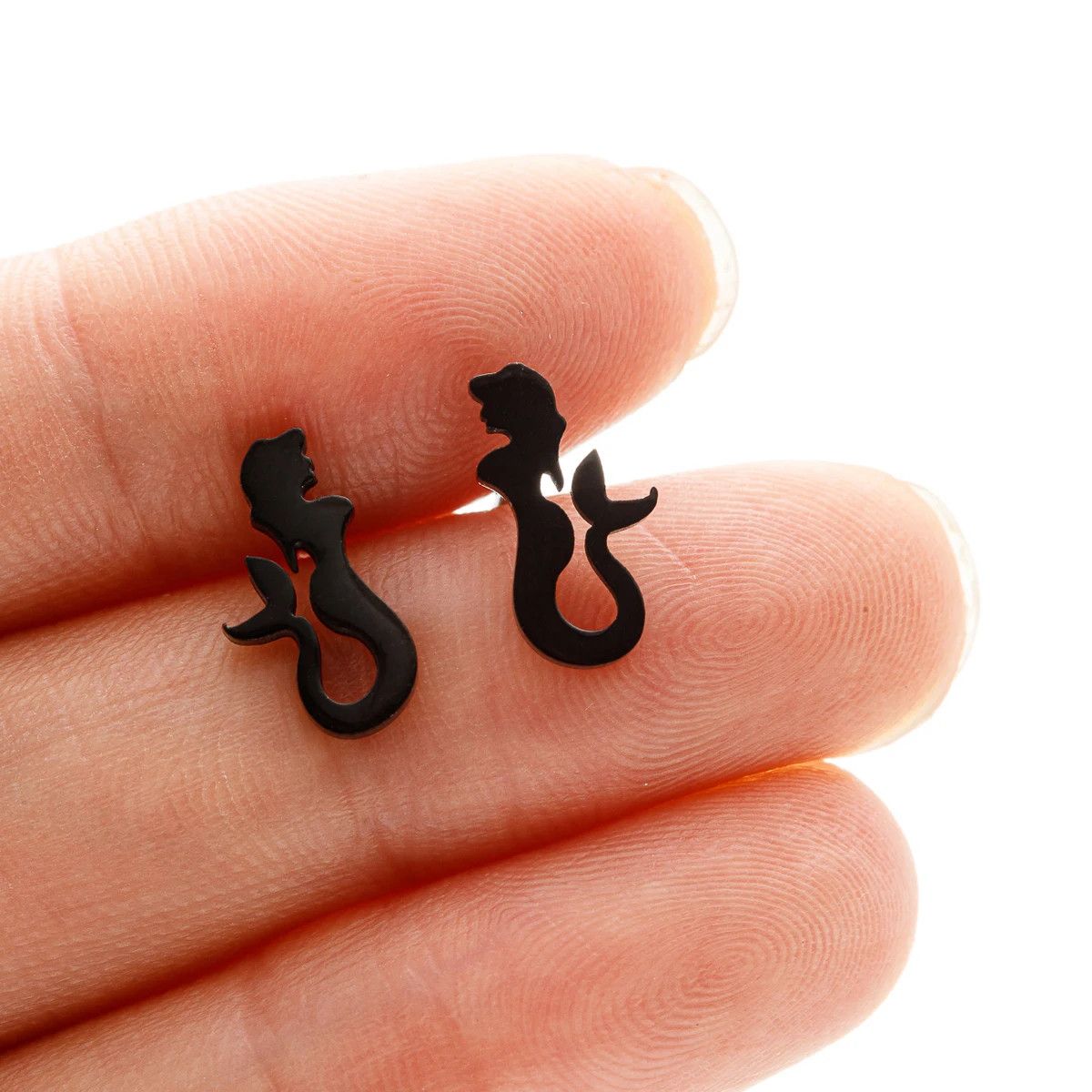 Jewelry Mermaid Stud Earrings Charm Earring Gift Size ONE SIZE - 1 Preview