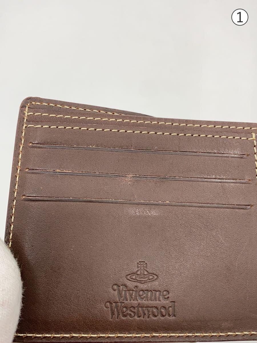 Vivienne Westwood Contrast Stitch Orb Leather Wallet Size ONE SIZE - 4 Thumbnail
