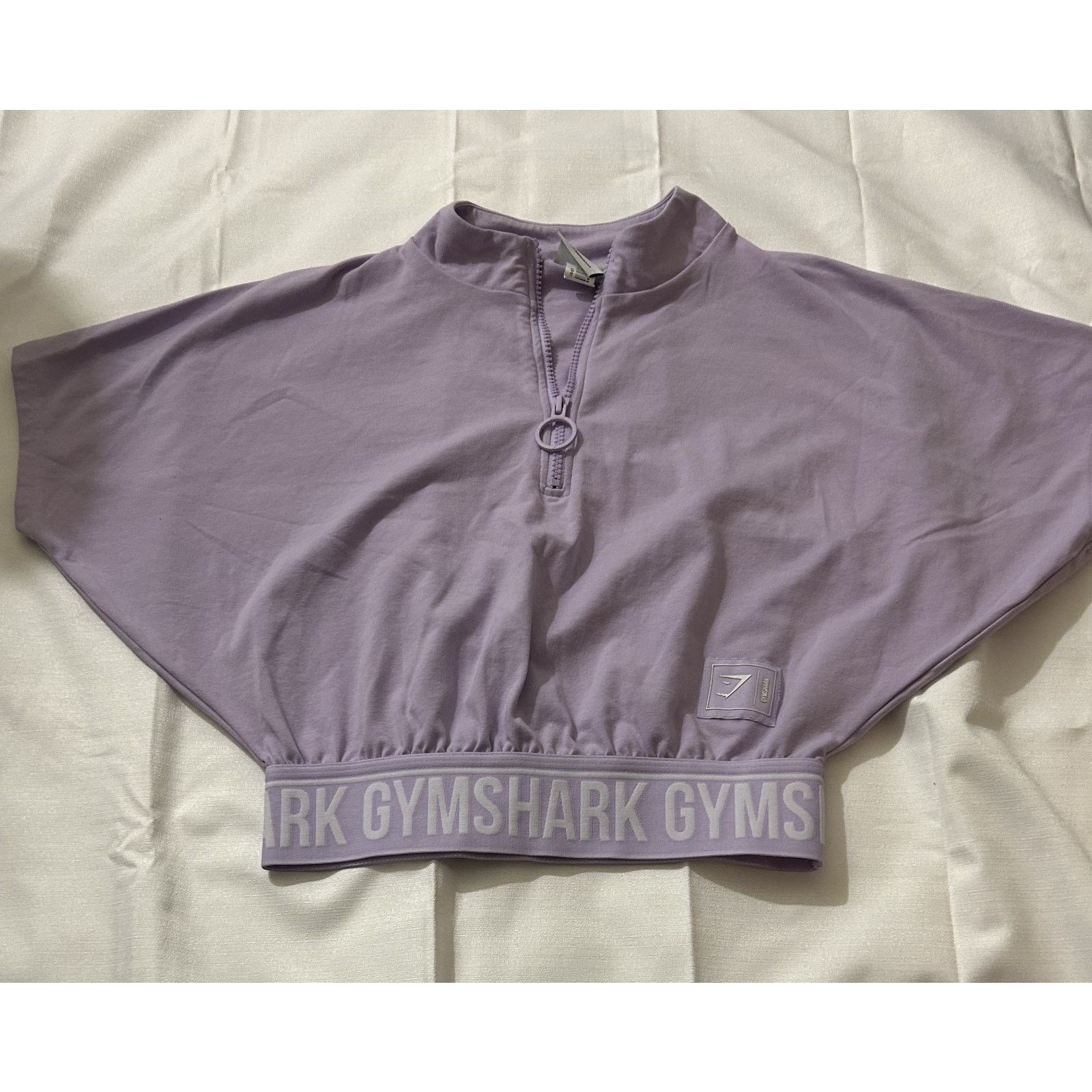 Gymshark Women's AW Gymshark Recess Crop Zip Size Small-Lilac Purple Size 27" / US 4 / IT 40 - 5 Thumbnail