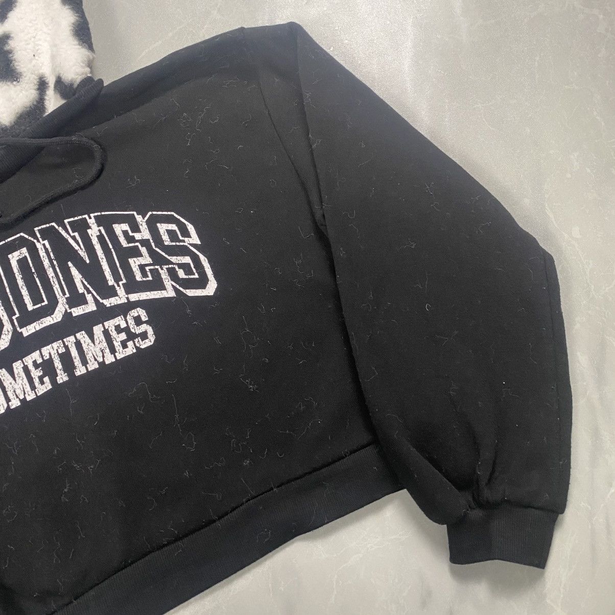 Japanese Brand Chip Clip Japan Brudnes Hooded Fur Crop Pullover Size M / US 6-8 / IT 42-44 - 5 Thumbnail