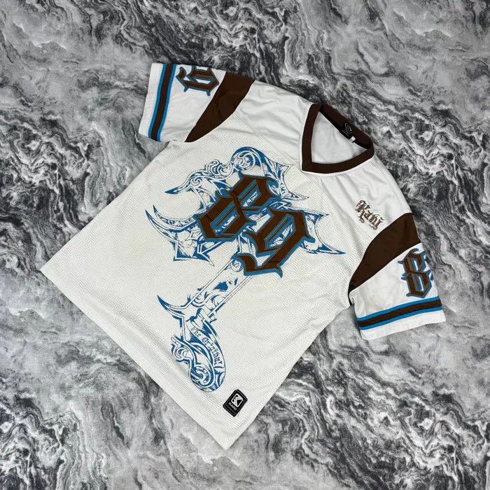 Karl Kani Vintage Karl Kani Jersey Rap Shirt Basketball Tank 90s Size US L / EU 52-54 / 3 - 1 Thumbnail