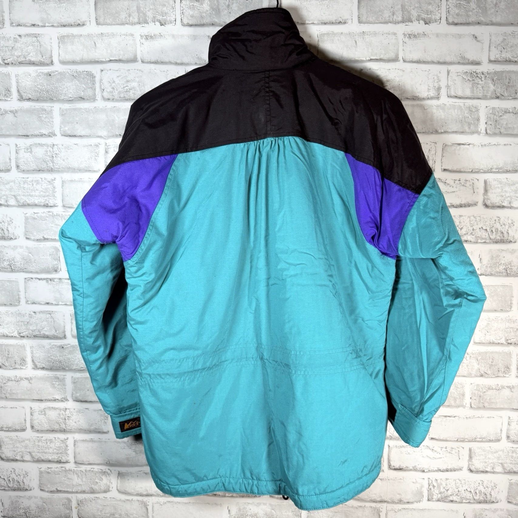 Vintage VTG REI Blue Full Zip Snow Ski Jacket Womens Size 8 Size M / US 6-8 / IT 42-44 - 5 Thumbnail