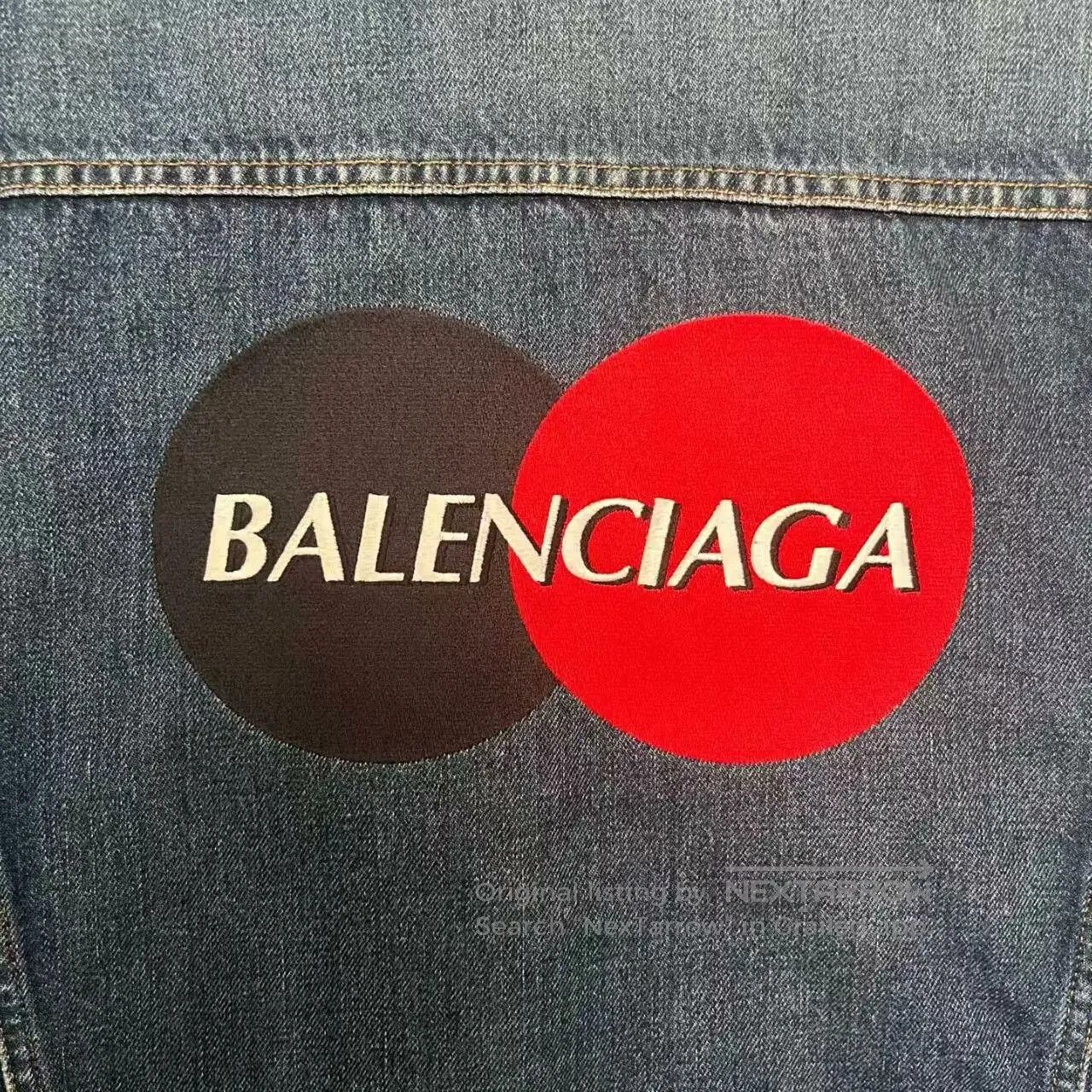 Balenciaga blenciaga washed denim jacket size 36. Size US M / EU 48-50 / 2 - 4 Thumbnail