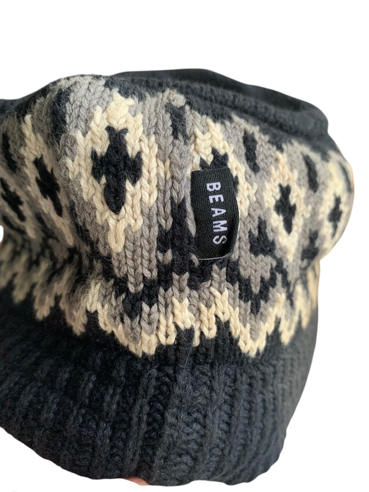 14th Addiction × Beams Plus × Japanese Brand Beams Japanese Streetwear Knitted Rare Design Hats Size ONE SIZE - 7 Thumbnail