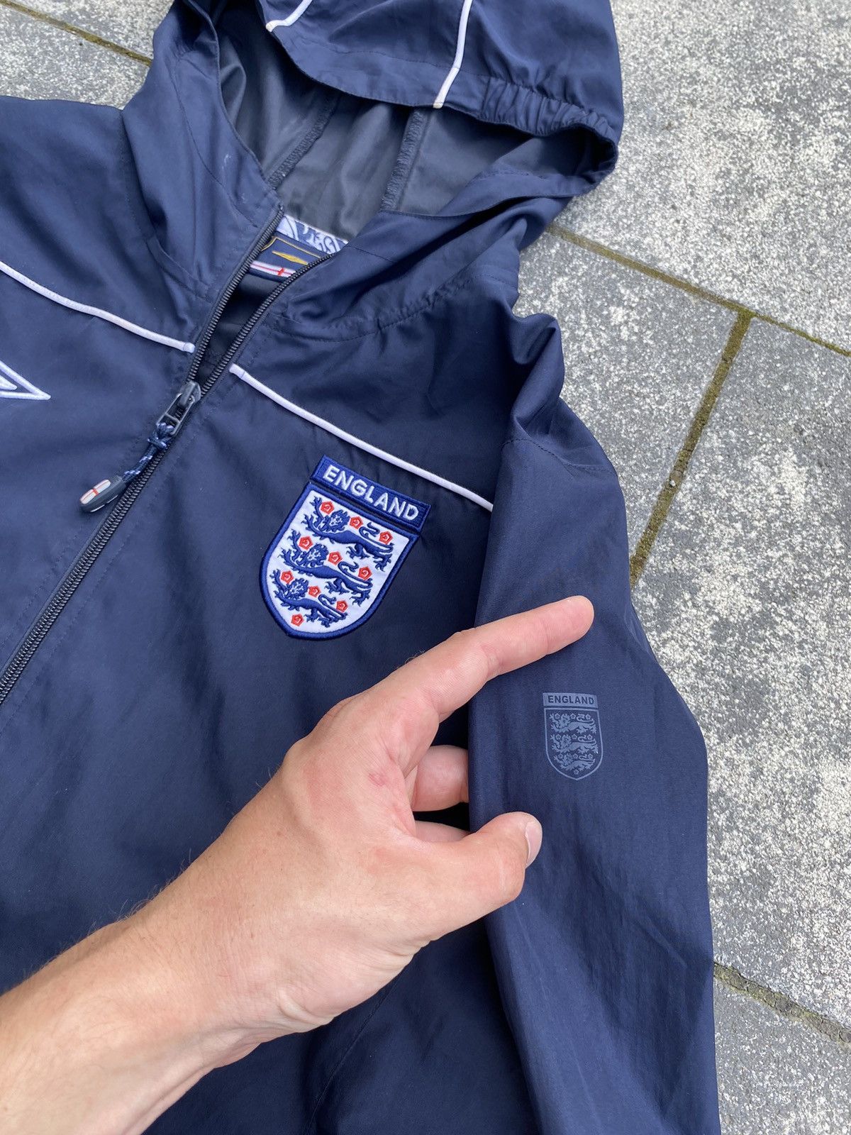 Umbro × Vintage Umbro England Vintage Light Jacket Size US L / EU 52-54 / 3 - 6 Thumbnail