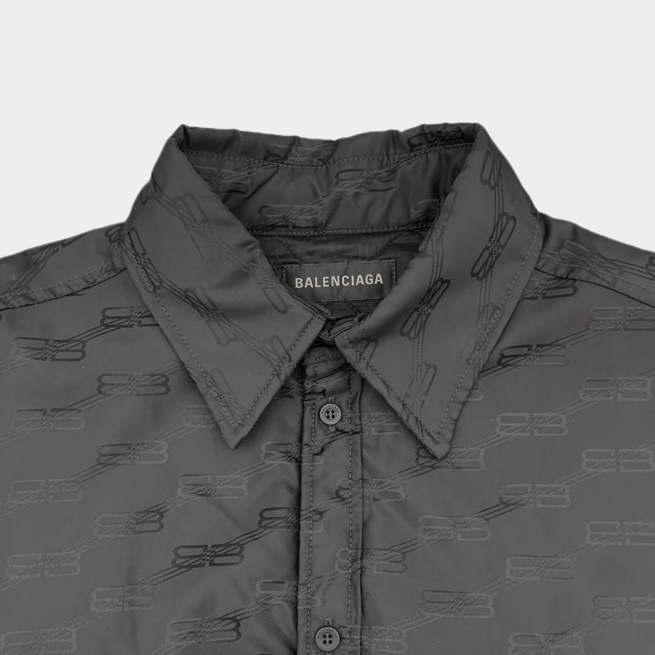 Balenciaga Balenciaga All-Over Logo Jacket (Size 48) Size US M / EU 48-50 / 2 - 5 Thumbnail