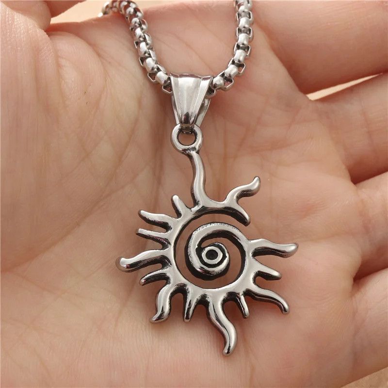 Other Fashion Creative Sun Flame Pendant Necklace Size ONE SIZE - 1 Thumbnail