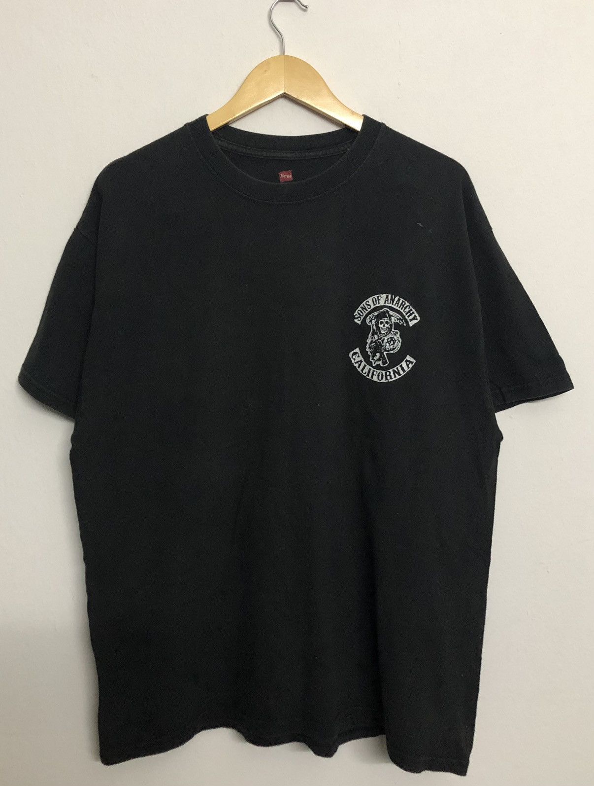 Hanes Vintage Son Of Anarchy California Skull Shirts Size US XL / EU 56 / 4 - 1 Thumbnail