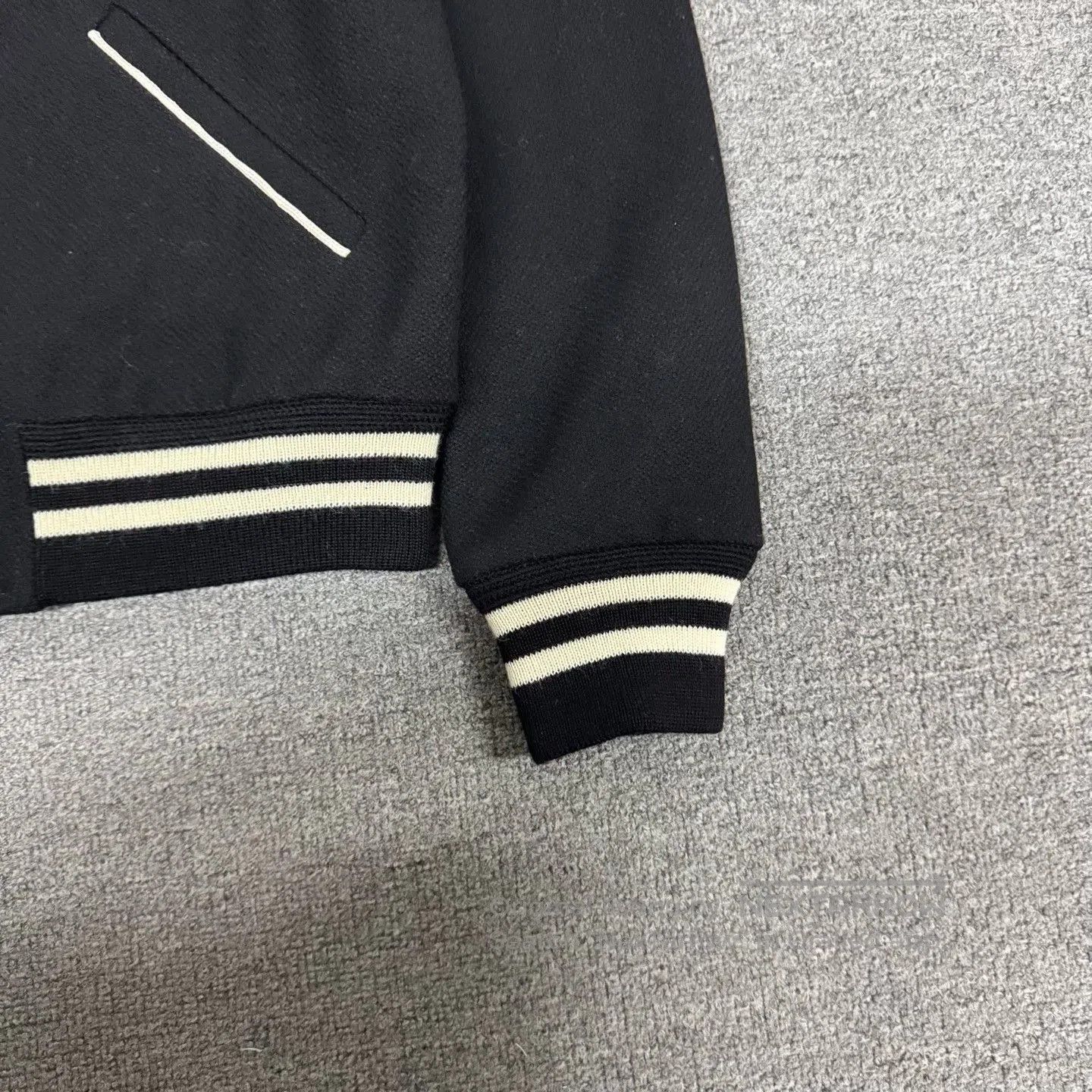Saint Laurent Paris Saint Laurent YSL Black Baseball Jacket. Size US S / EU 44-46 / 1 - 5 Thumbnail