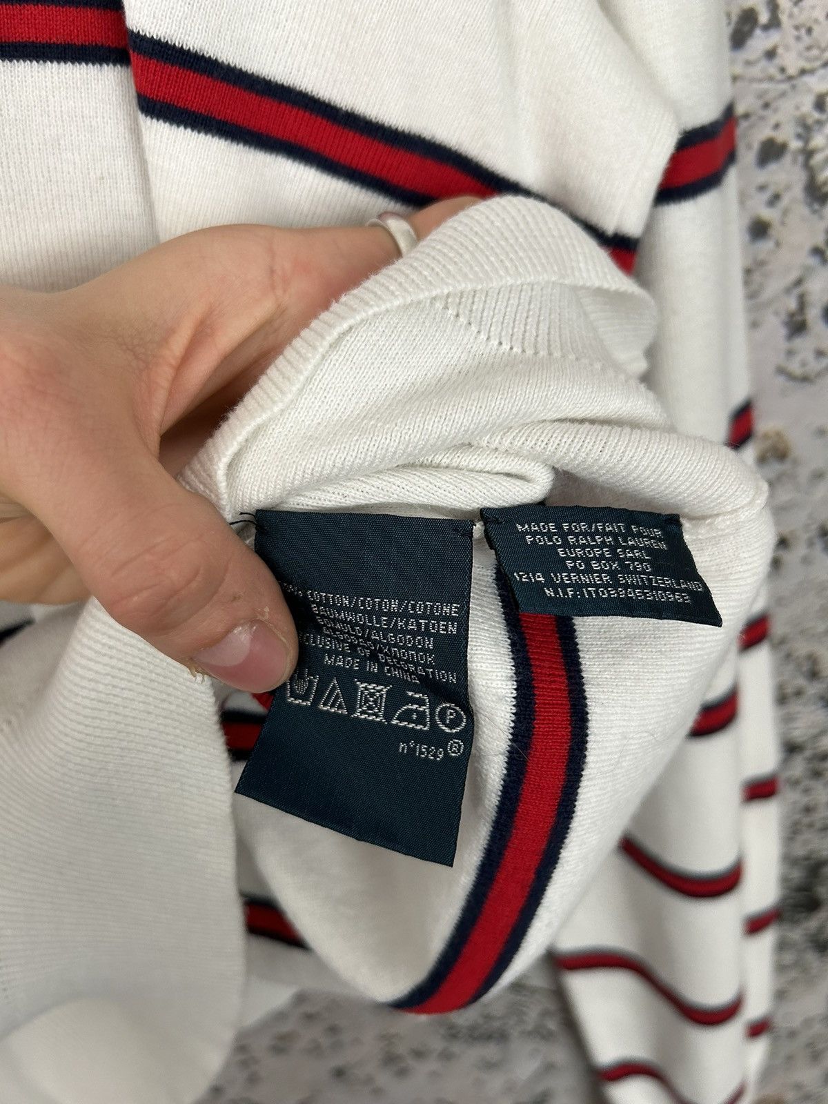 Polo Ralph Lauren Vintage Polo Ralph Lauren Stripped Sweater 90s Size US L / EU 52-54 / 3 - 6 Thumbnail