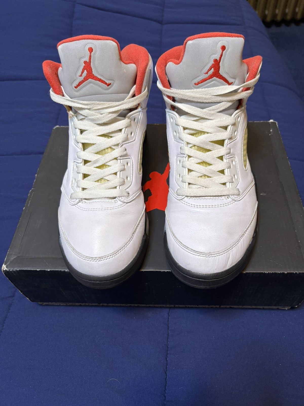Jordan Brand Jordan 5 Retro Fire Red 2020 Size 8.5 Size US 8.5 / EU 41-42 - 2 Thumbnail