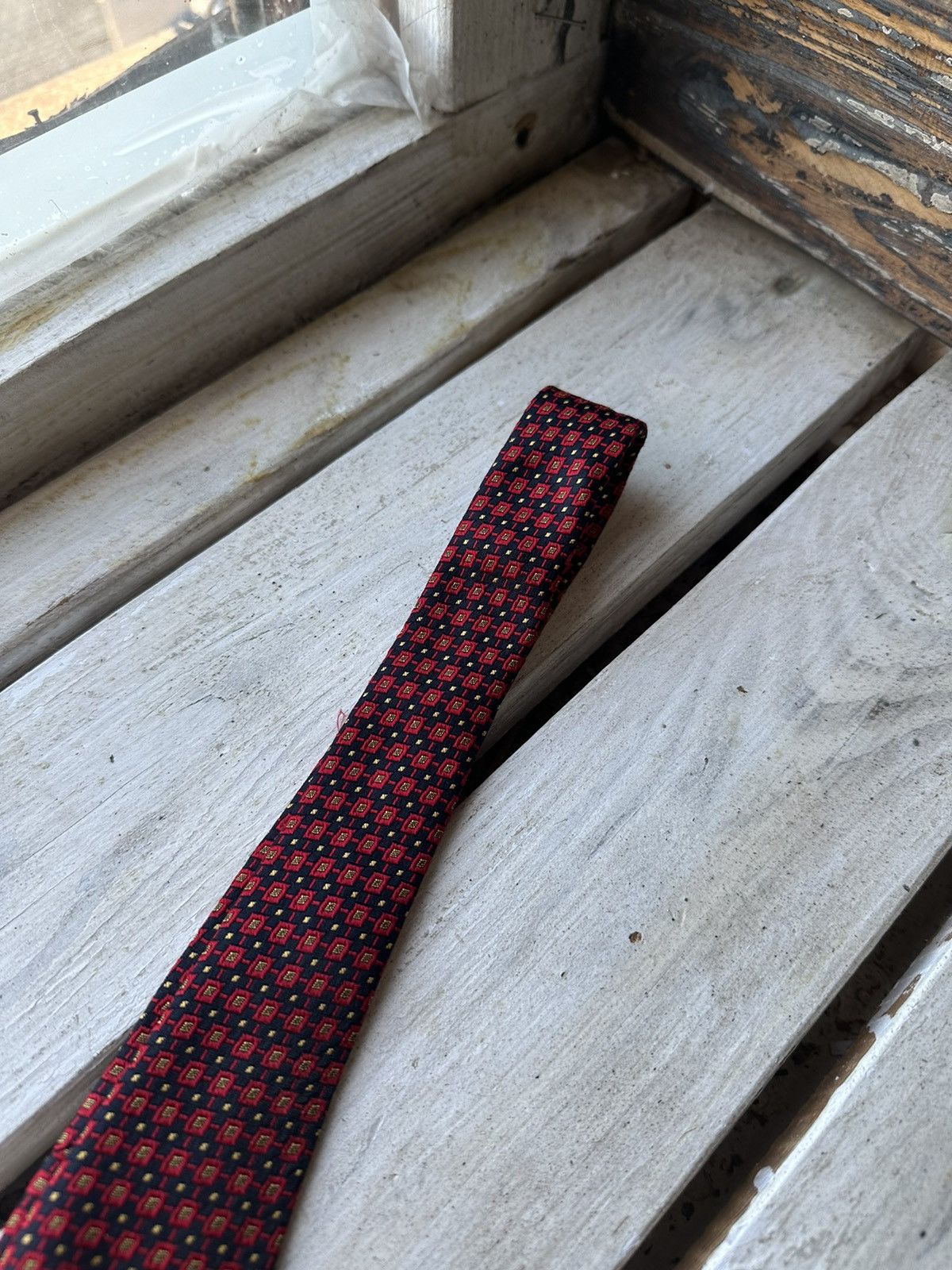 Designer × Hugo Boss 🚨RARE Hugo Boss Tie old money style Blue luxury monogram Size ONE SIZE - 7 Thumbnail