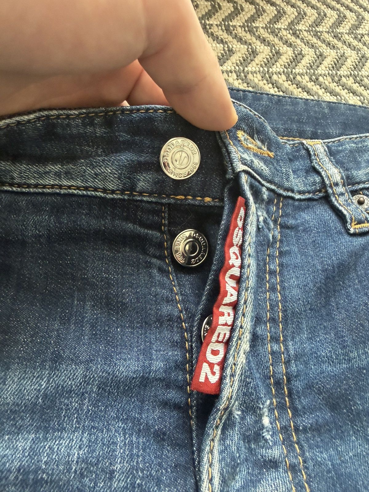 Dsquared2 Dsquared2 Cool Guy Jean Medium Blue Distressed Size 48 / W32 Size US 32 / EU 48 - 5 Thumbnail