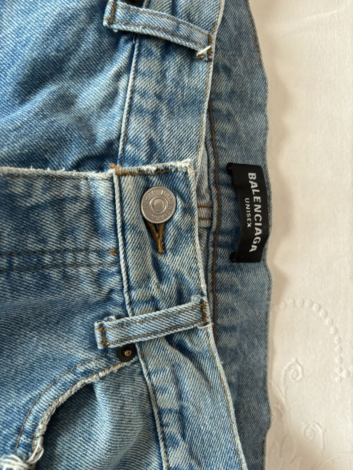 Balenciaga Balenciaga Slashed Made in Japan Jeans Size US 30 / EU 46 - 2 Thumbnail