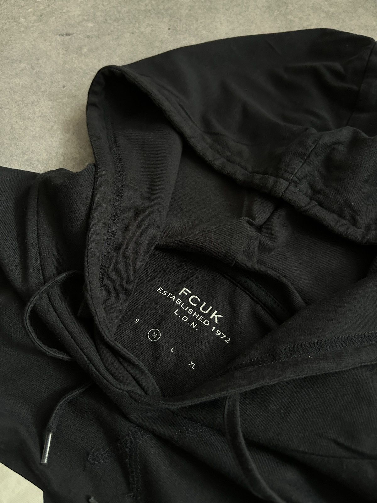 FCUK Vintage Fcuk big logo light hoodies y2k mens size M Size US M / EU 48-50 / 2 - 3 Thumbnail