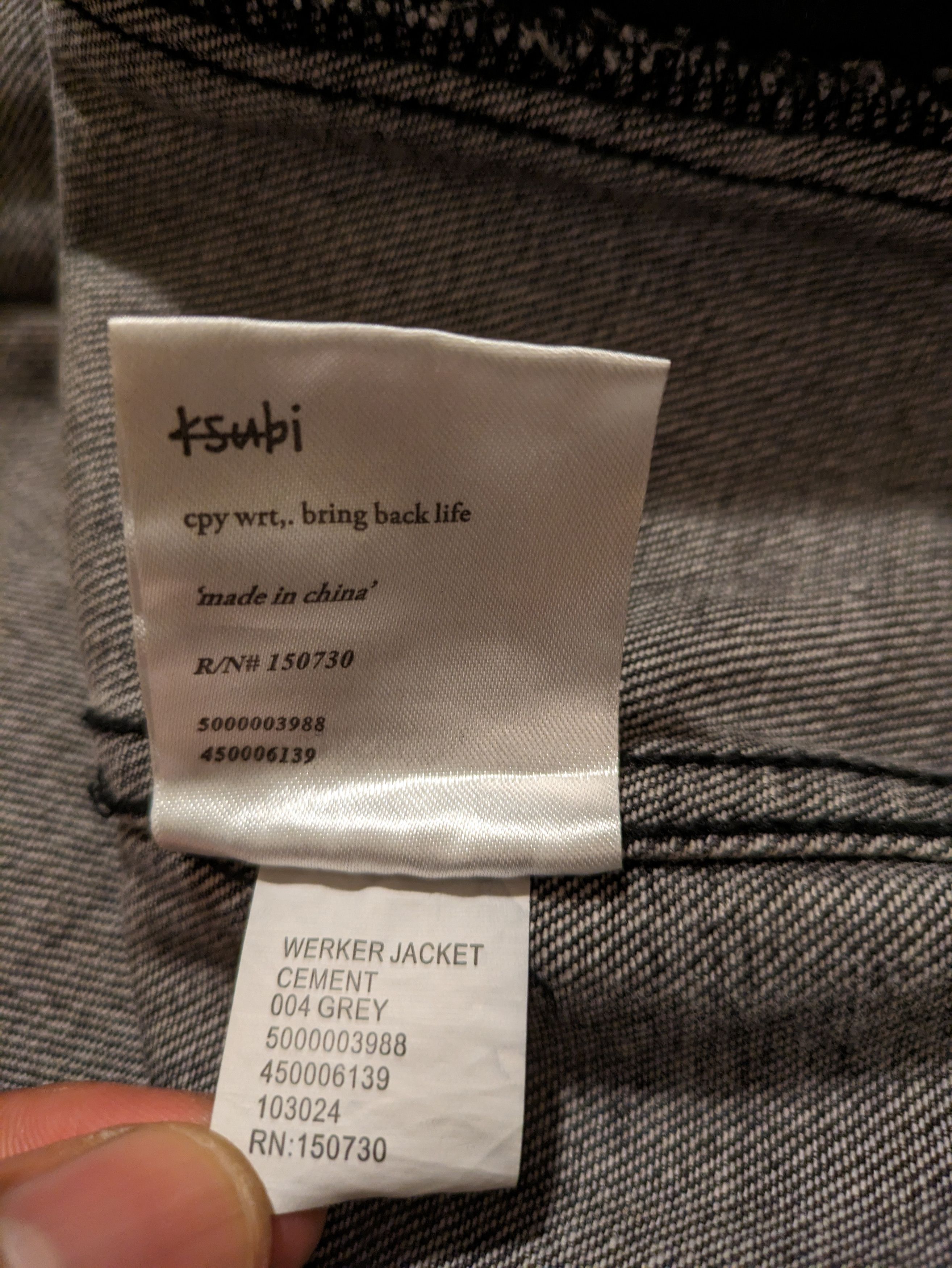 Ksubi Werker Jacket Cement Grey Size US M / EU 48-50 / 2 - 7 Thumbnail
