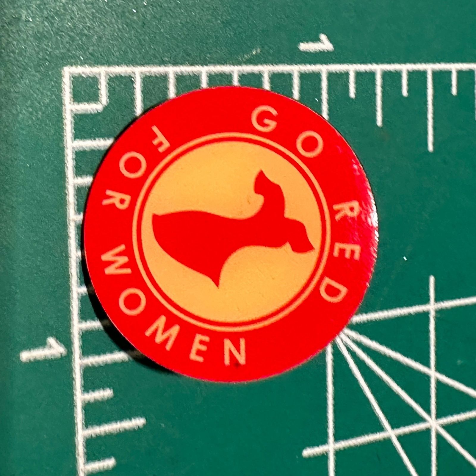 Vintage Go Red For Woman Pin Label Heart Awareness Limited Edition Size ONE SIZE - 4 Thumbnail