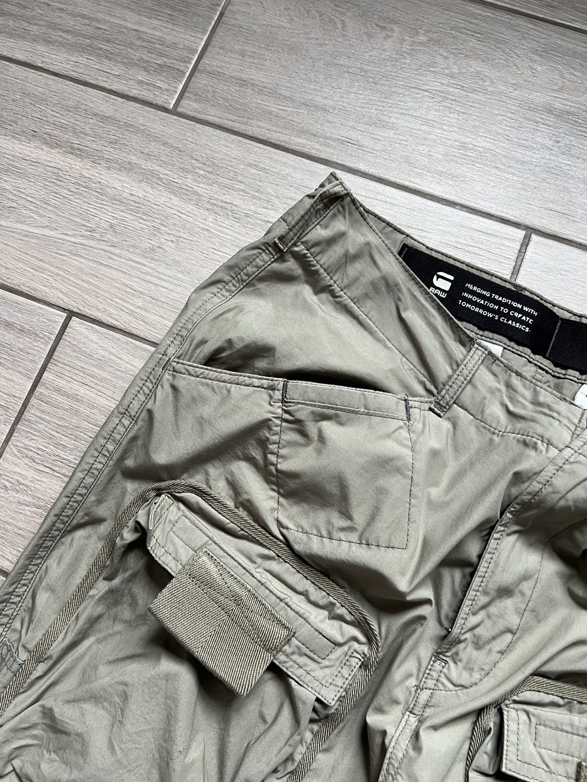G-Star × Japanese Brand Flare G-star Multipocket Style Pants Military 34/30 Size US 34 / EU 50 - 13 Thumbnail