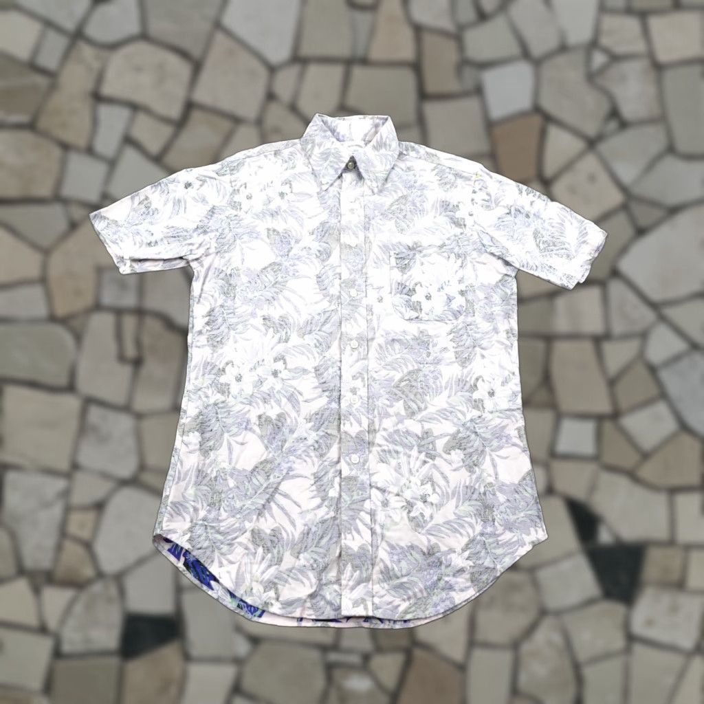 Brooks Brothers Brooks Brothers Shirt Men Small Pink Regent Floral Reverse Print Button Up Aloha Size US S / EU 44-46 / 1 - 1 Thumbnail