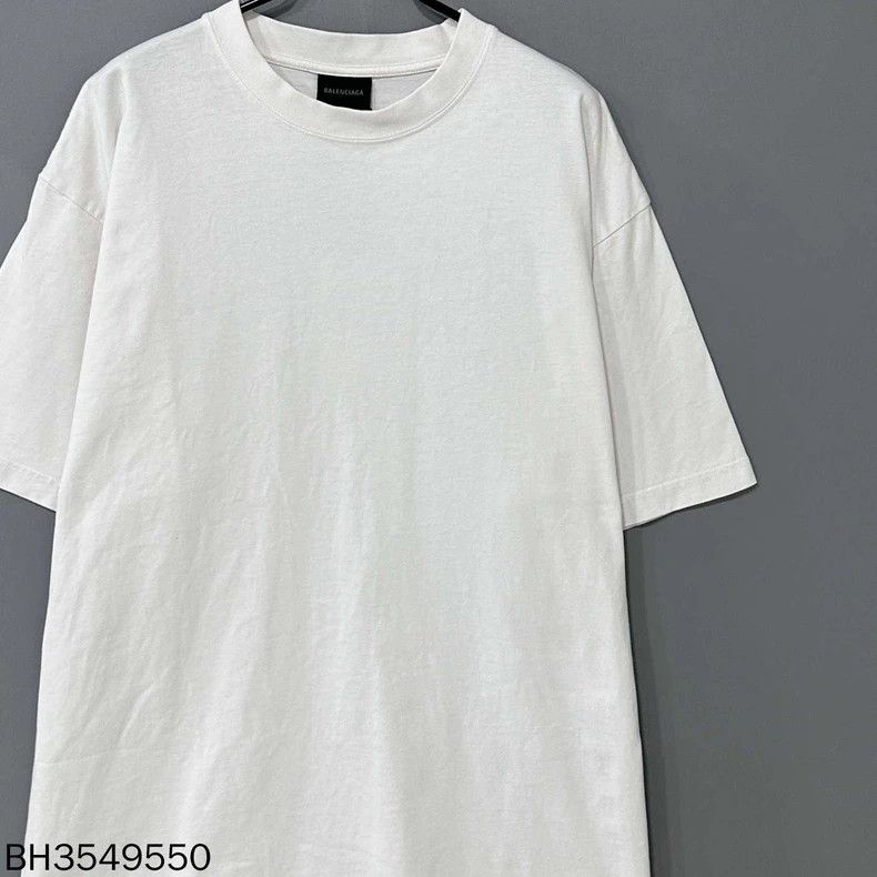 Balenciaga Balenciaga White Back Crystal Logo Short Sleeve Size US XS / EU 42 / 0 - 2 Thumbnail
