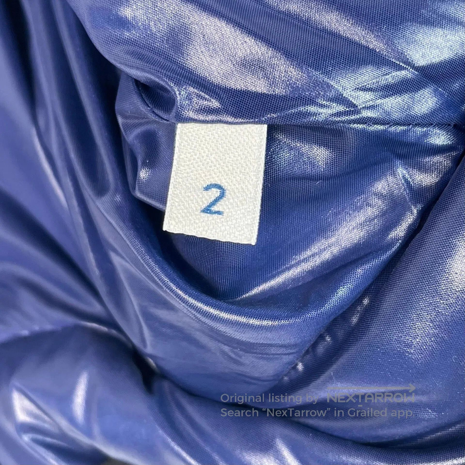 Moncler Moncler Narmada Blue Velvet Puffer Jacket. Size M / US 6-8 / IT 42-44 - 7 Thumbnail