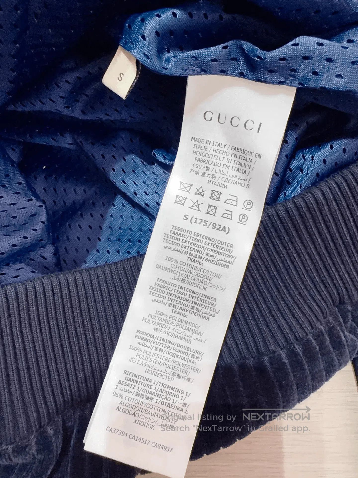 Gucci Gucci Blue Velvet Coat. Size US S / EU 44-46 / 1 - 5 Thumbnail