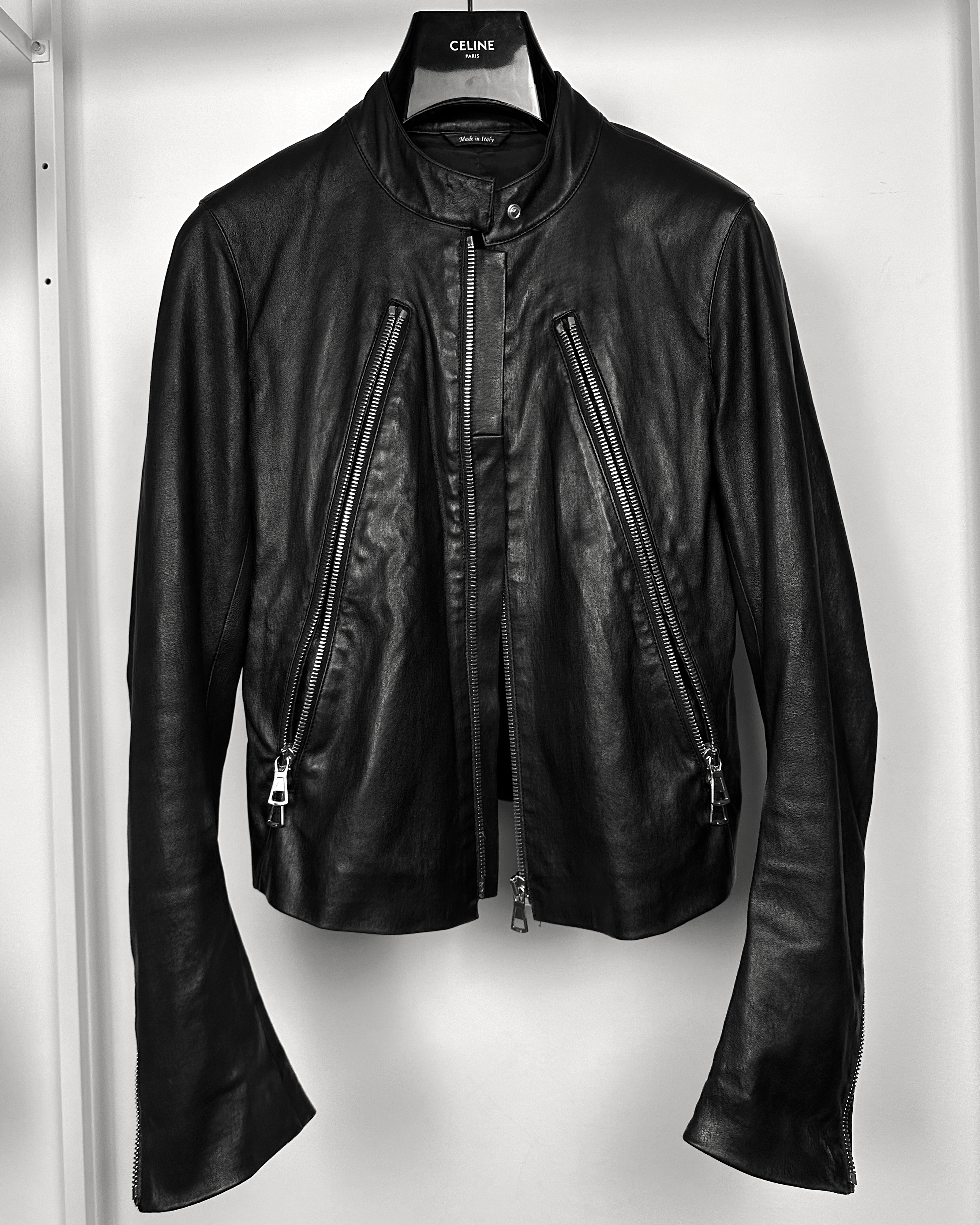Maison Margiela Maison Margiela 5 Zip Leather Jacket Size US S / EU 44-46 / 1 - 5 Thumbnail