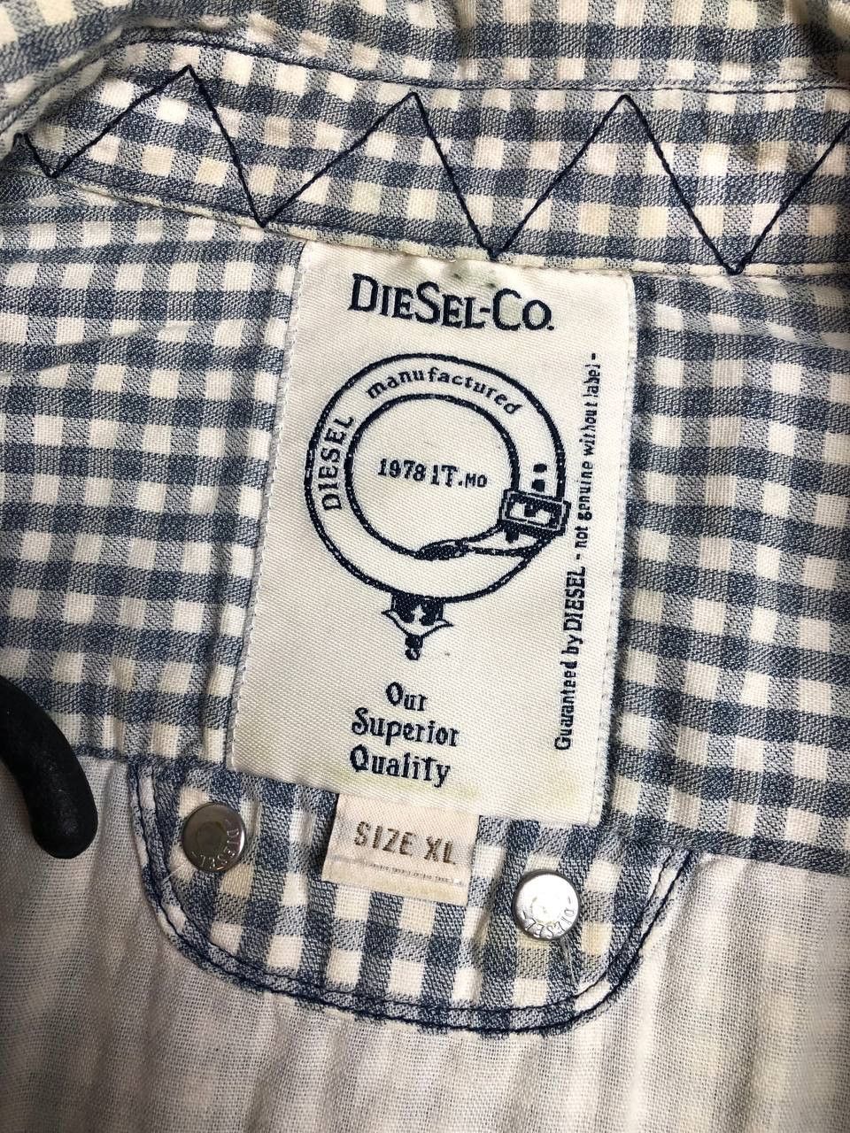 Diesel × Japanese Brand Diesel vintage zip nylon shirt pocket DPH Size US XL / EU 56 / 4 - 3 Thumbnail