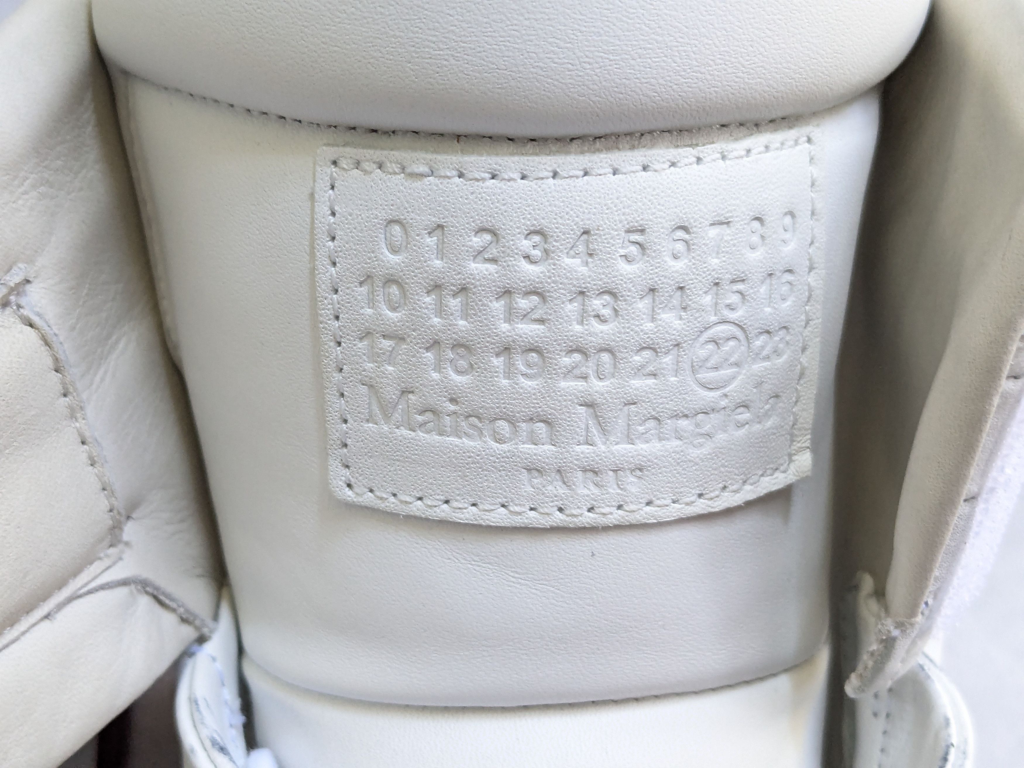 Maison Margiela Maison Margiela Future White Red 11 44 High Tops Leather Size US 11 / EU 44 - 7 Thumbnail