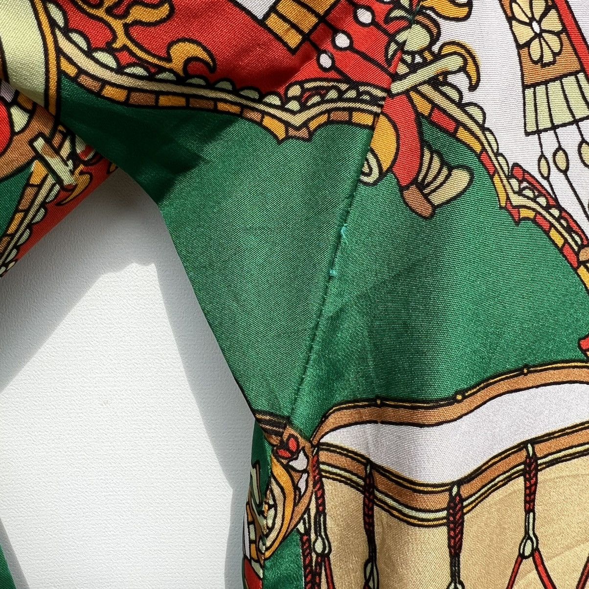 Kansai Yamamoto Kansai Yamamoto Silk All Over Print Silk Blouse XS S Size S / US 4 / IT 40 - 8 Thumbnail