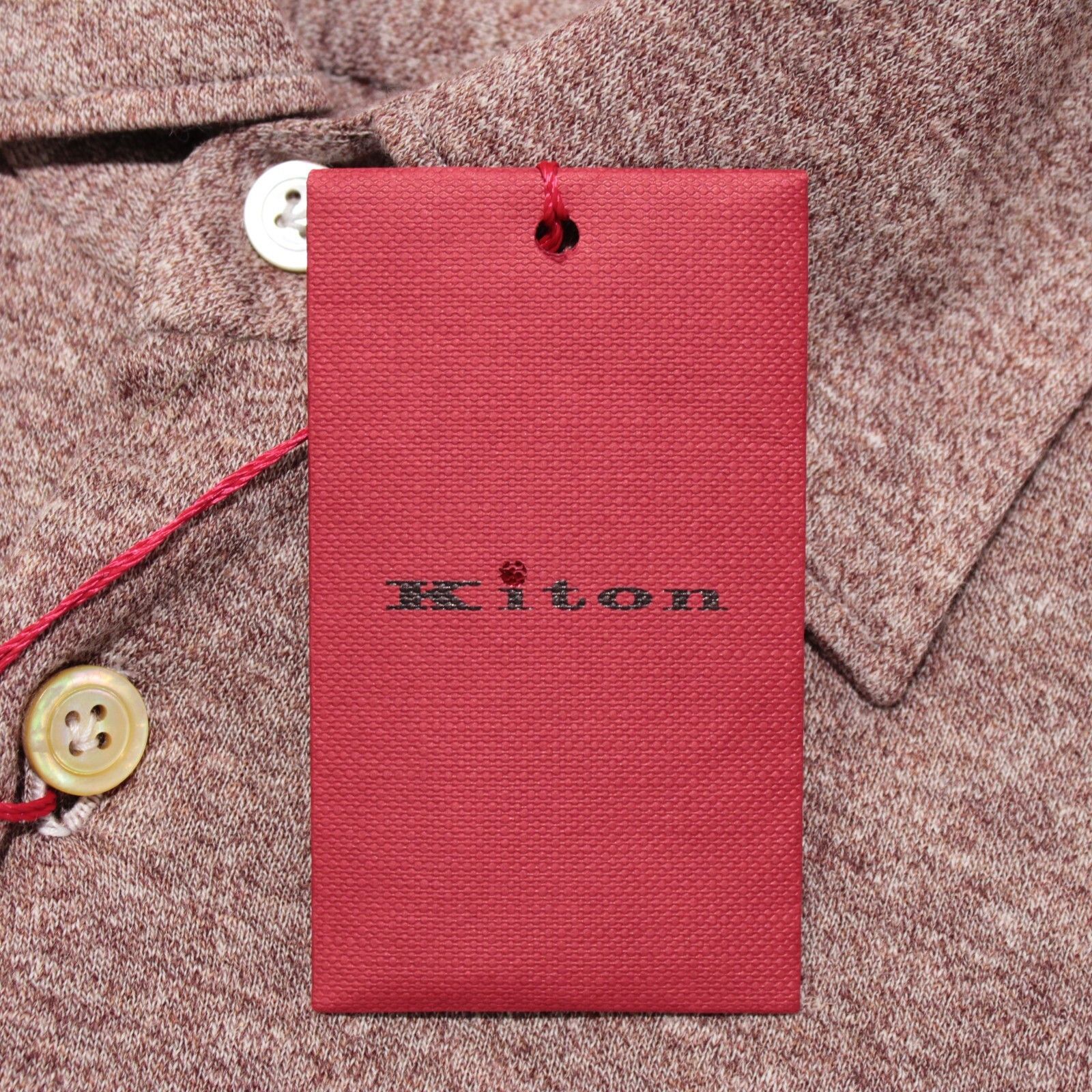 Kiton Kiton New with tags Shirt Size M US In Brown Size US M / EU 48-50 / 2 - 2 Thumbnail