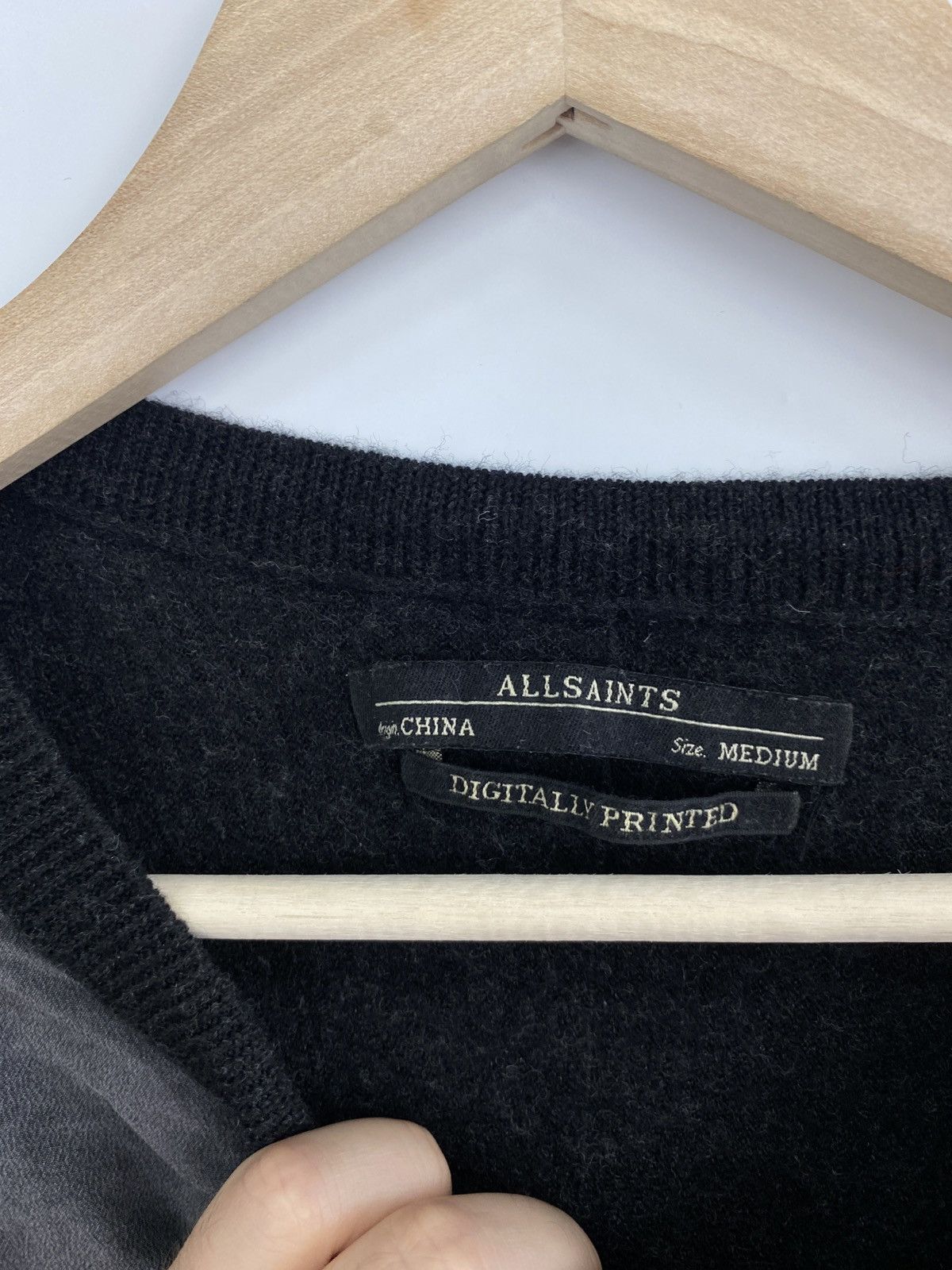 Allsaints Y2K Allsaints Bjork Style Silk Wool T-Shirt Rare Retro Hype Size M / US 6-8 / IT 42-44 - 5 Thumbnail