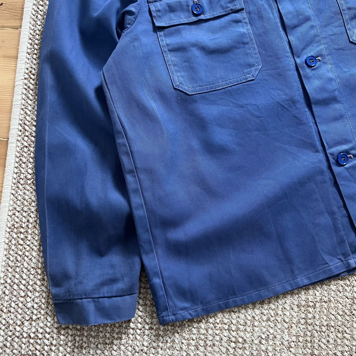 Vintage French faded works jacket Size US L / EU 52-54 / 3 - 4 Thumbnail